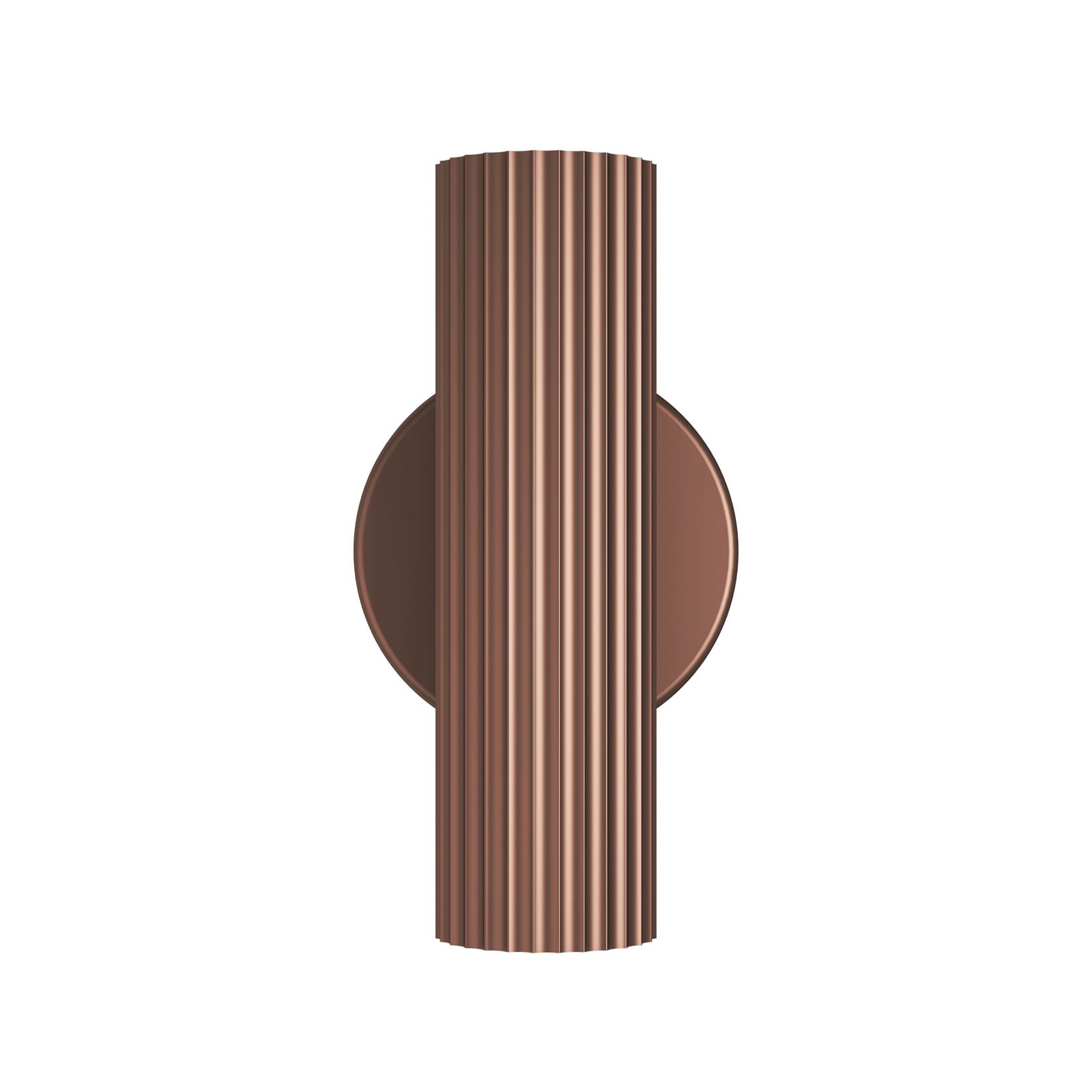 Væglampe Portillo, bronze, højde 20 cm, 2 lyskilder, Metal, GU10