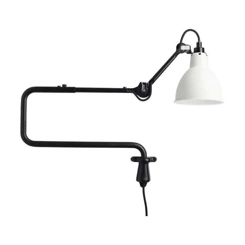 Lampe Gras – 303 Wandleuchte Schwarz/Weiß