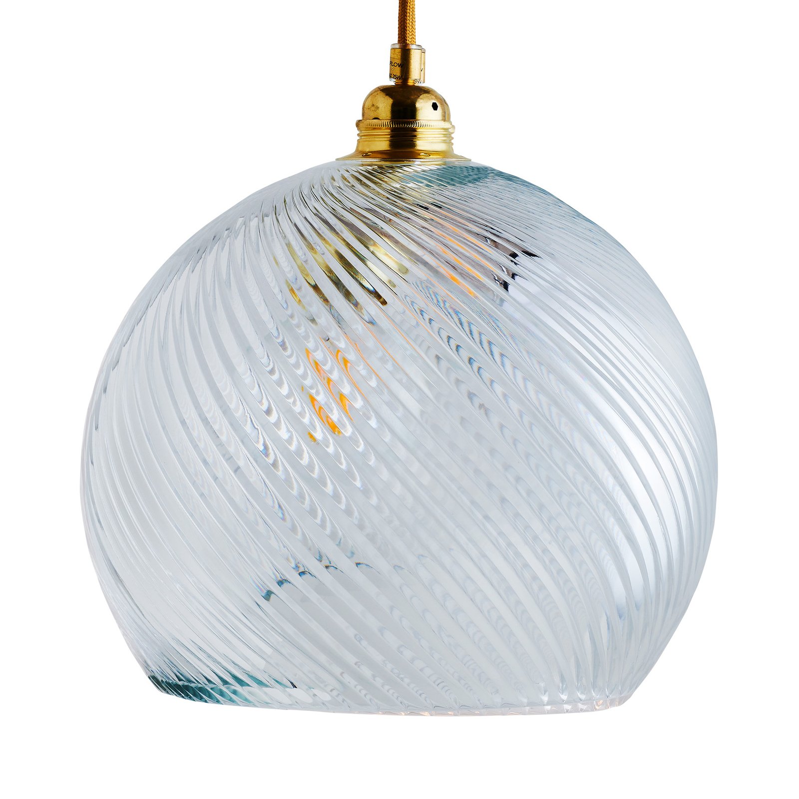 EBB &amp; FLOW Rowan hanglamp goud/kristal Ø 28 cm