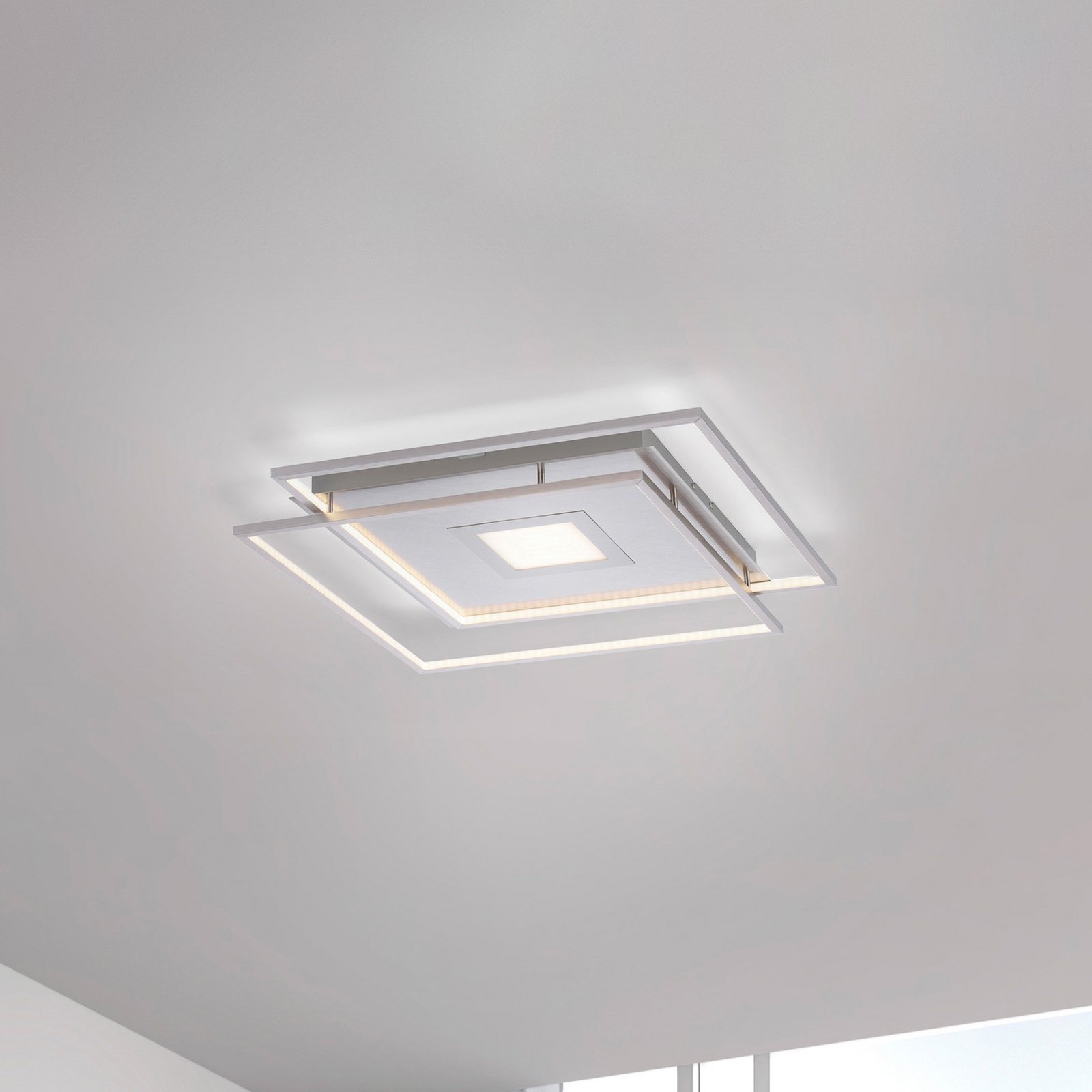 Paul Neuhaus Q-AMIRA LED-Deckenleuchte, silber