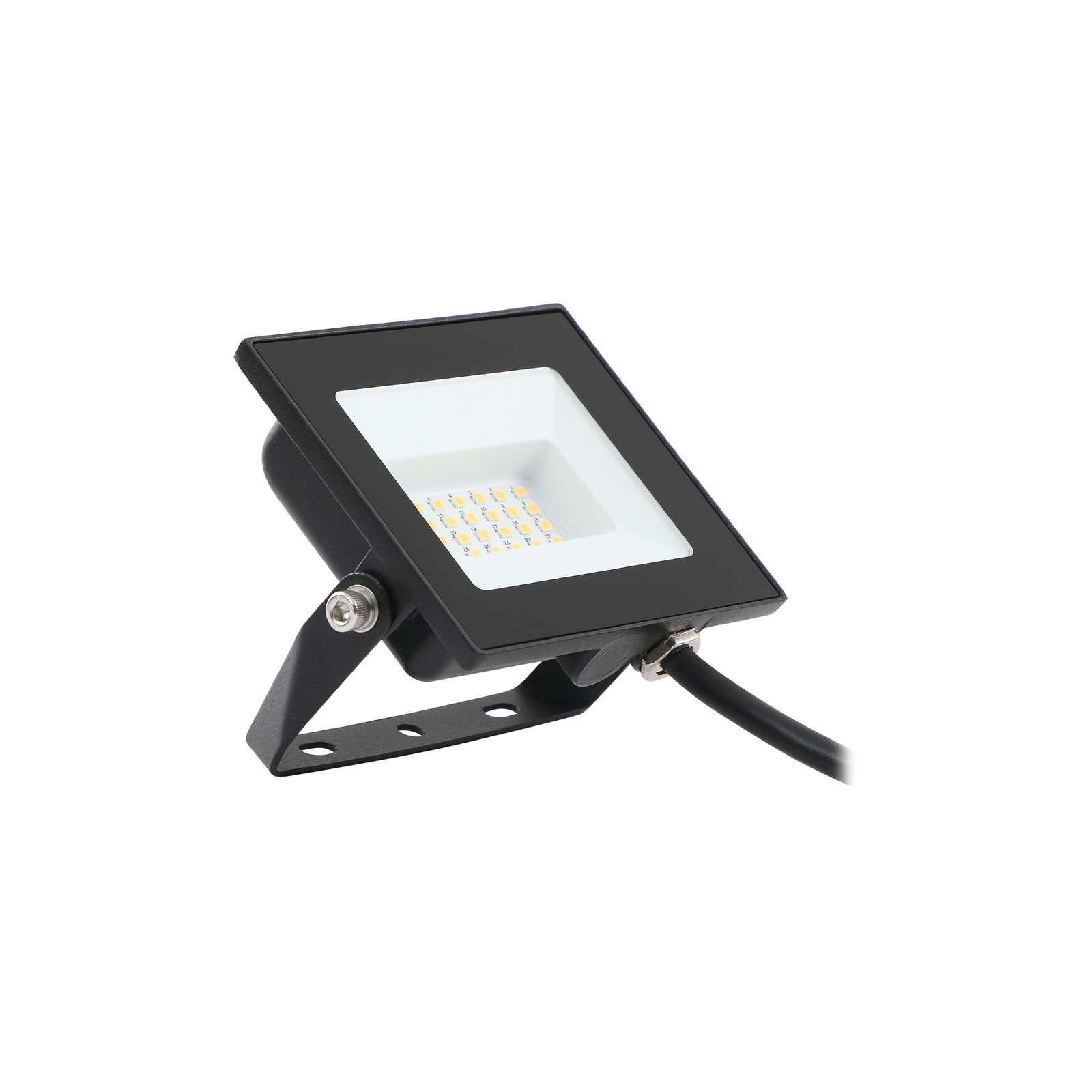 Prios Faretto da esterno a LED Maikel, 20W, metallo, set da 2