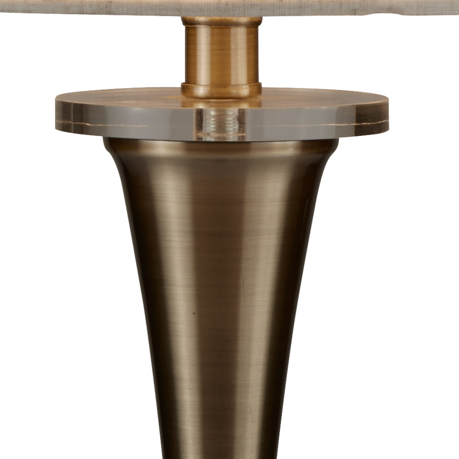 Oscar asztali lámpa lenvászon ernyővel