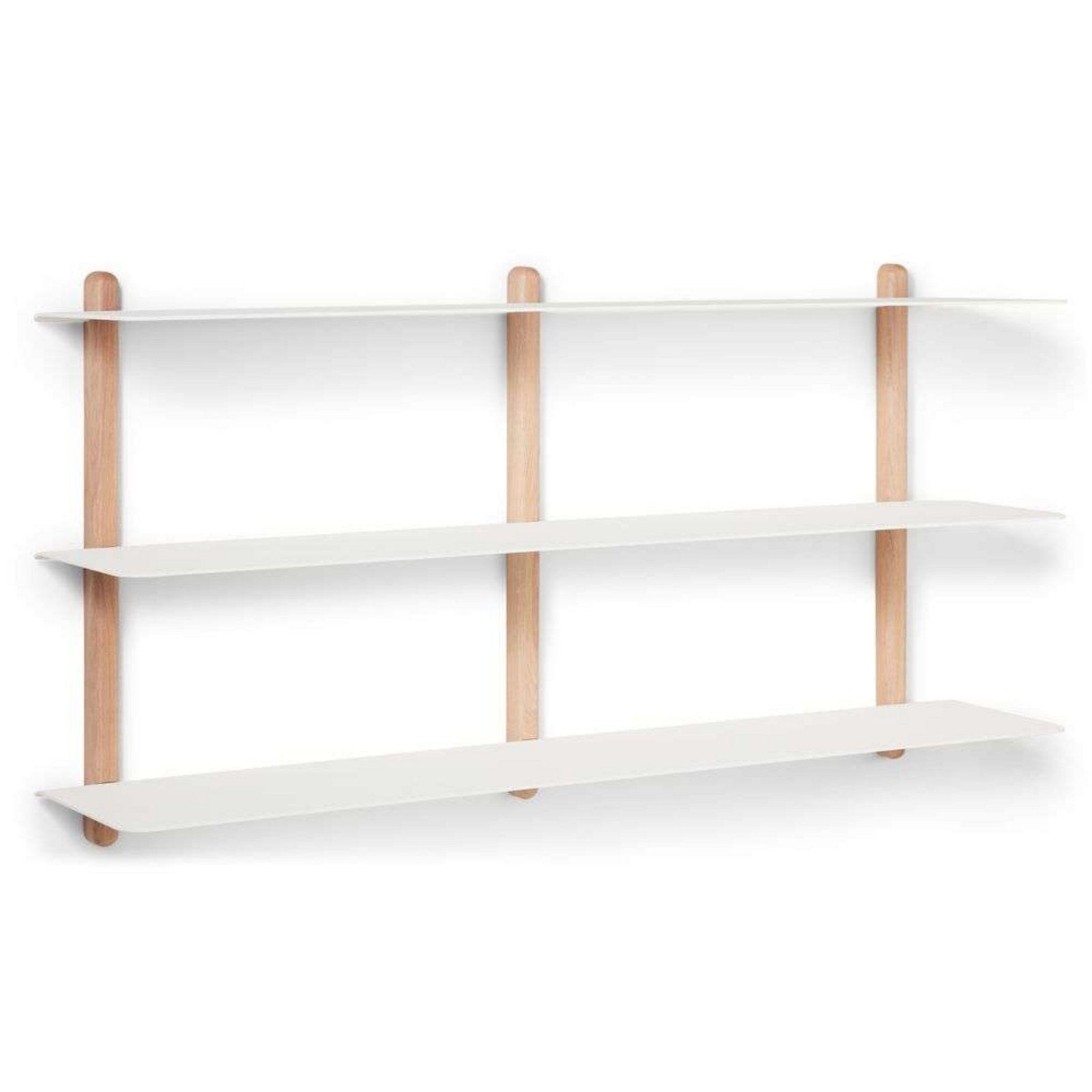 Nivo Shelf Large D Lumină Stejar/Alb - GEJST