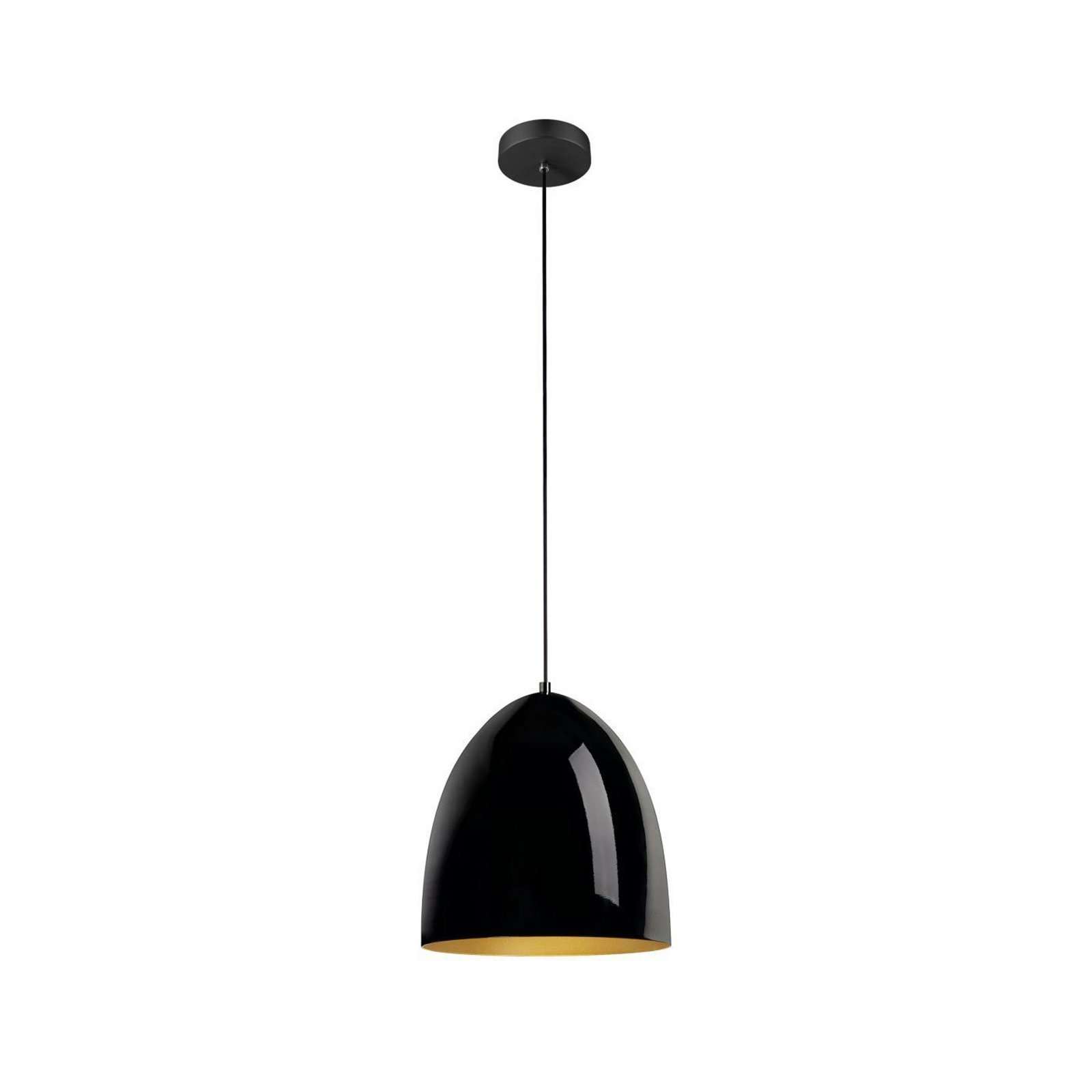 SLV Żyrandol Para Cone, Ø 30 cm, czarny/złoty