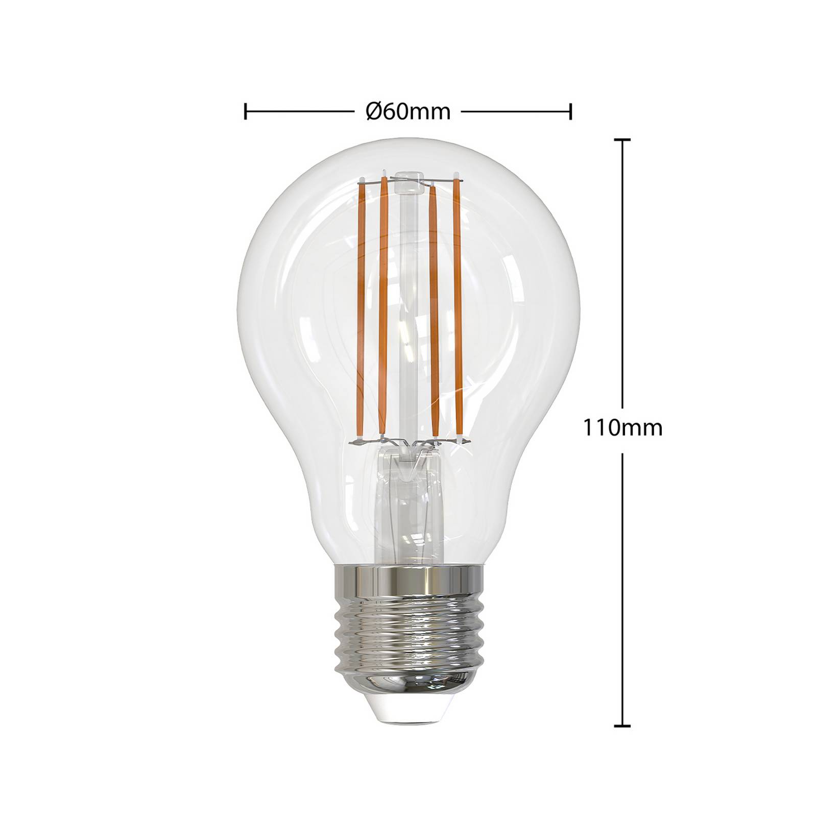 Żarówka LED Arcchio E27 filament 6W przezroczysta 2700K ściemniana