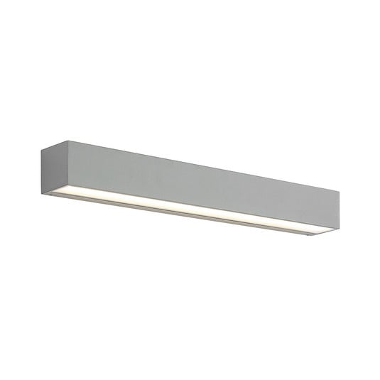 Lengo LED-ulkoseinävalaisin, ylös/alas, L50, hopea – Lucande