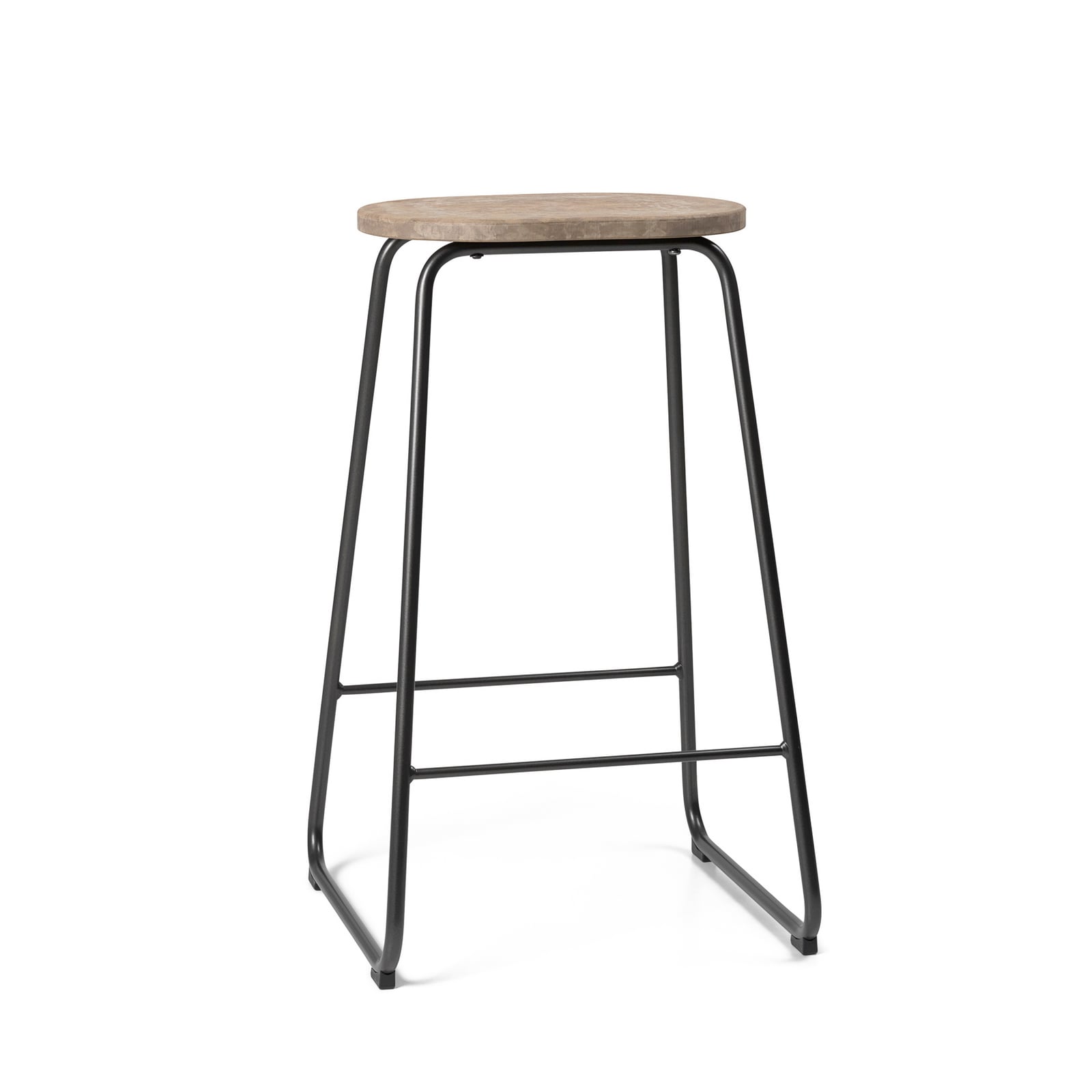 Chaise Earth, beige, acier, hauteur 74 cm - Mater Chaise Earth, beige, acier, hauteur 74 cm - Mater