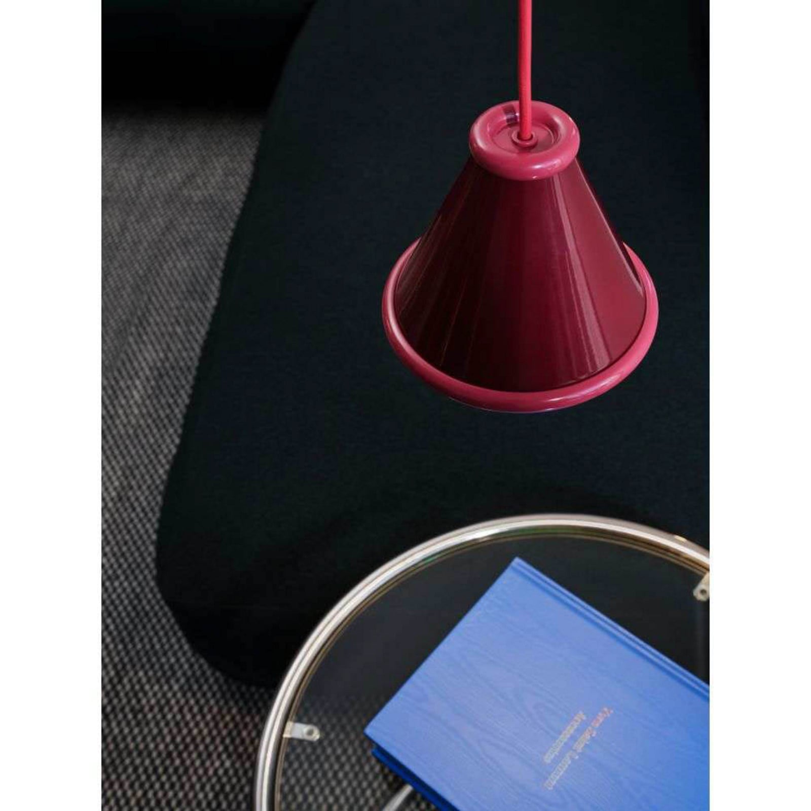 Belle Pendel Ø15 Wine Red/Red Violet Belid - Spisestue - Metal billede