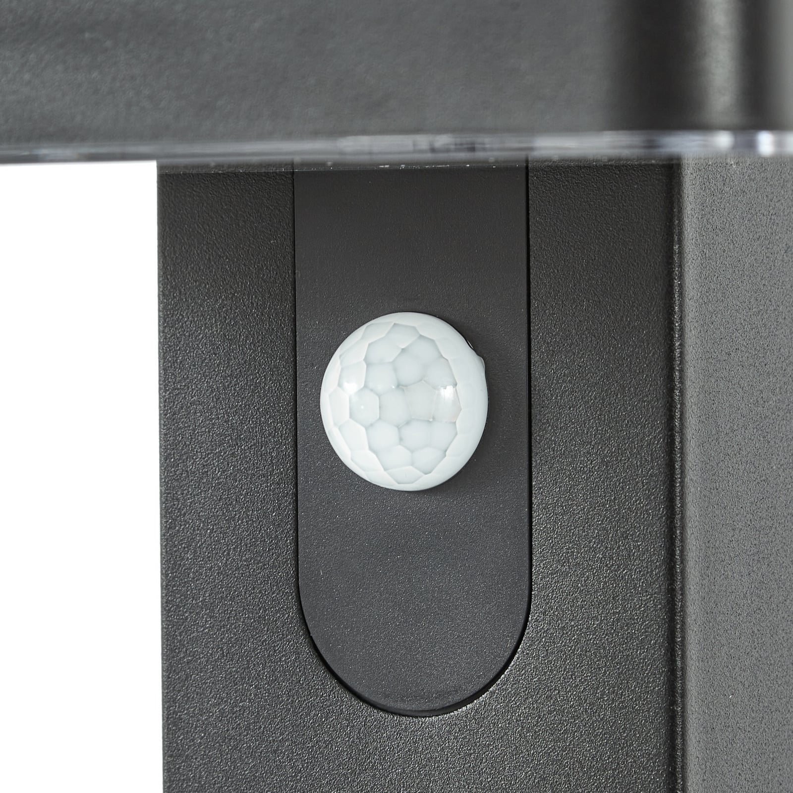 Tarlson LED-Solarwegelampe, eckig, anthrazit, Sensor - Prios