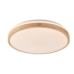 Emiva Top Lámpara de Techo Wood/White - Lindby