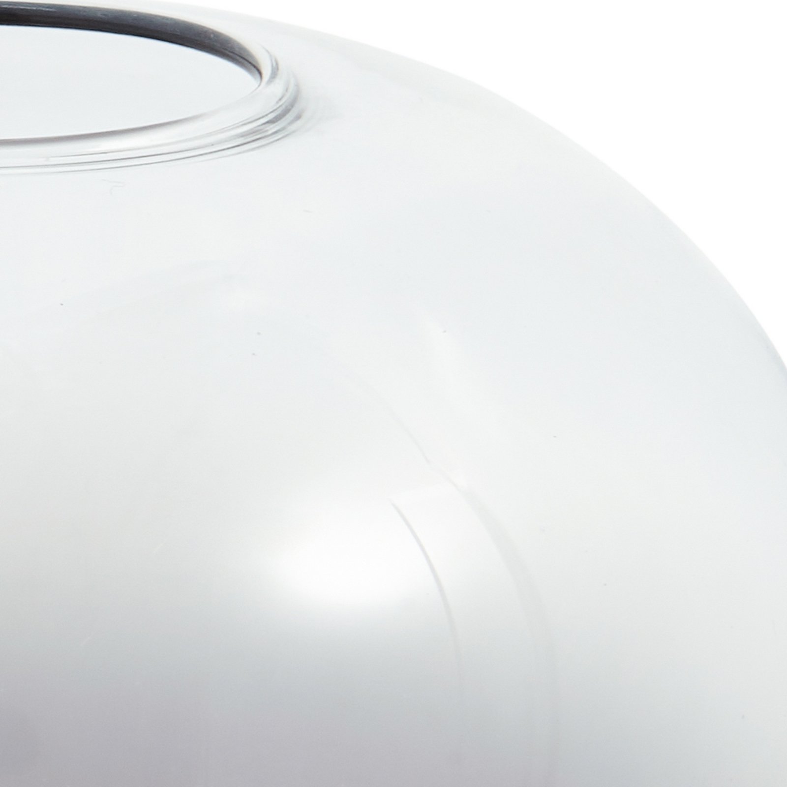 Avelina LED-Wandleuchte rauchgrau Höhe 21,5 cm Glas - Lucande