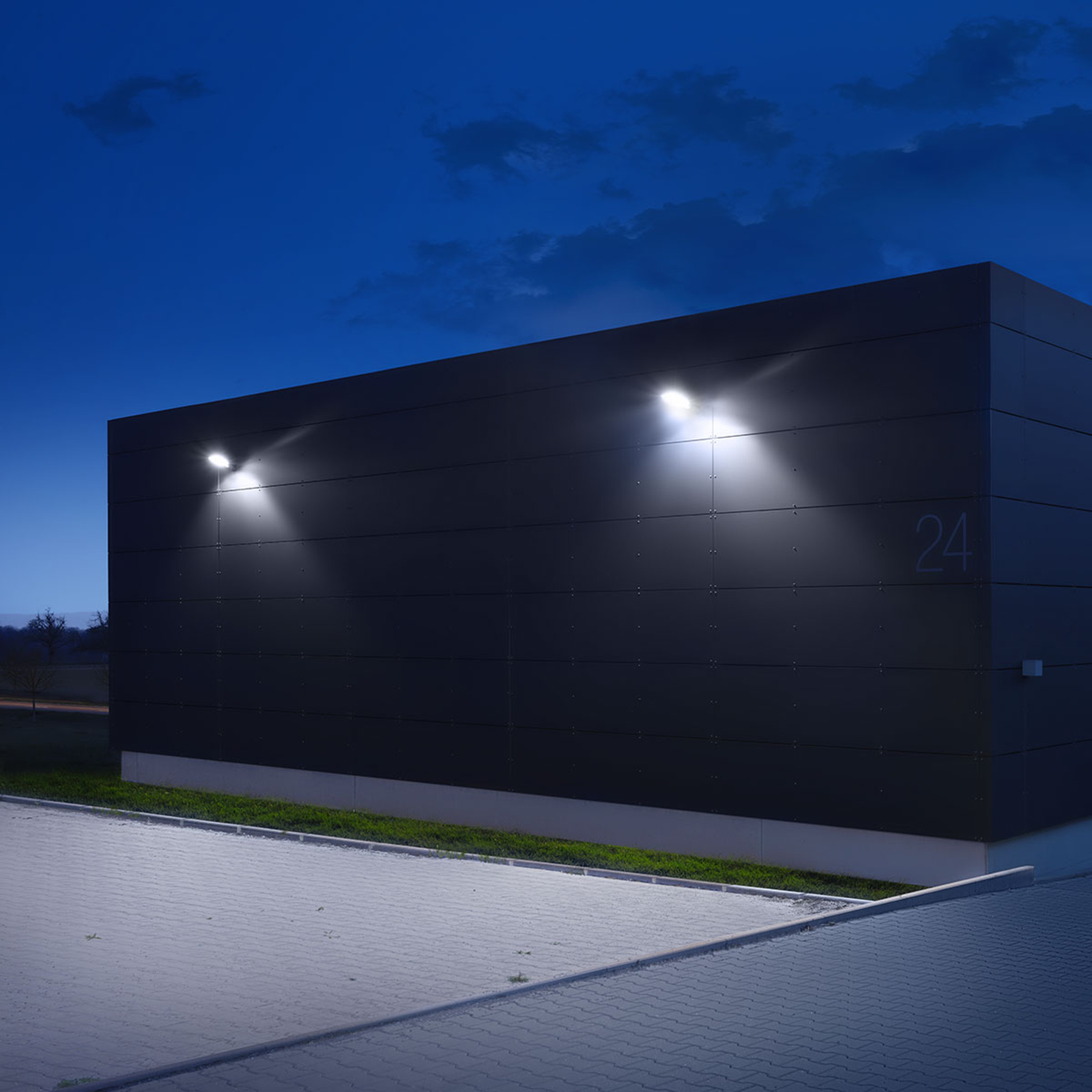 STEINEL XLED Pro Square XL foco de exterior negro