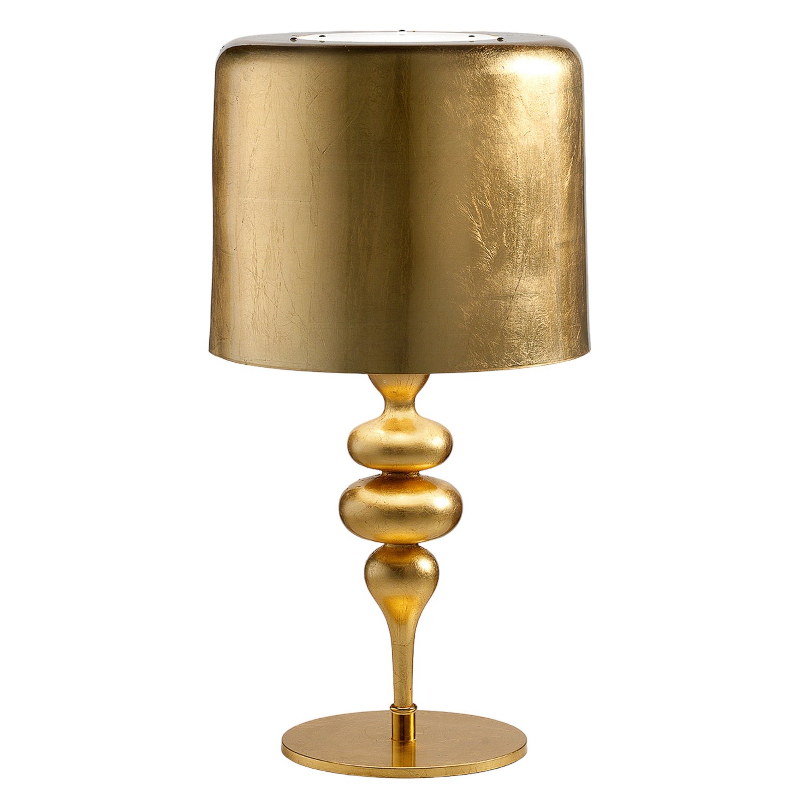 Bordslampa Eva TL3+1G 75 cm, guld