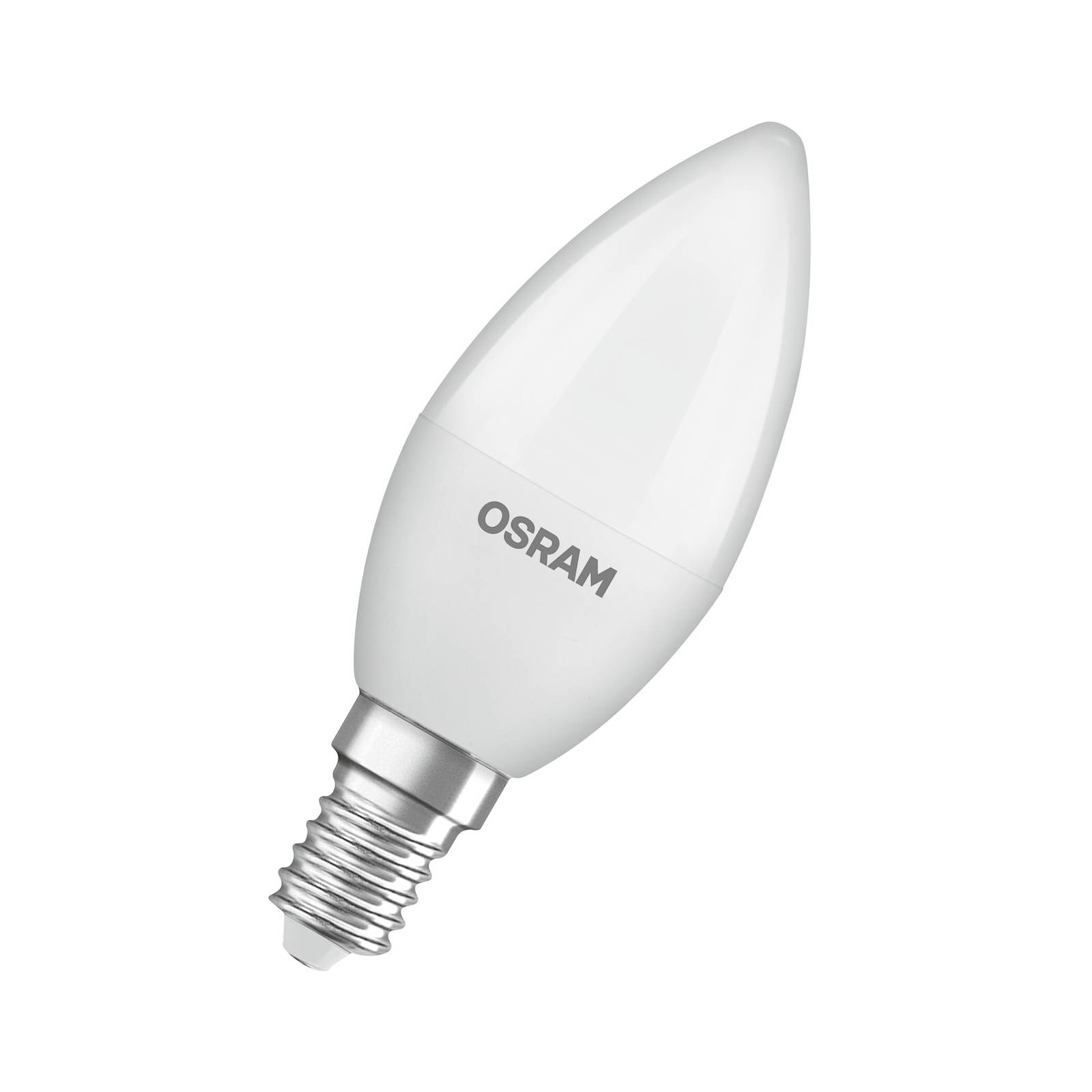 OSRAM LED Classic Star, sviečka, matná, E14, 4,9 W, 2 700 K