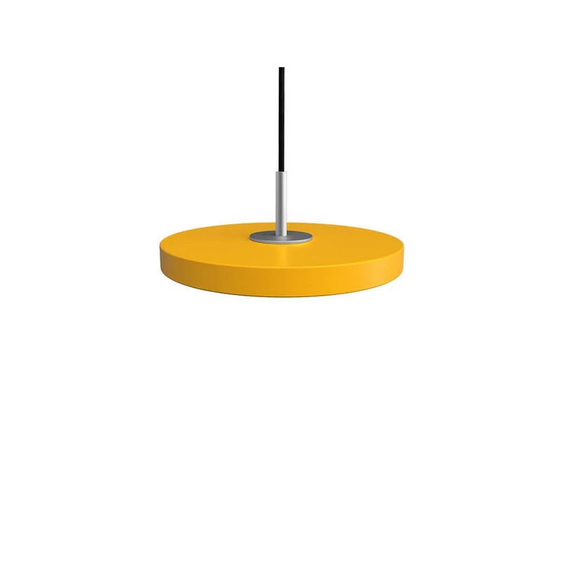 UMAGE - Asteria Pendel Micro Saffron Yellow/Steel Top
