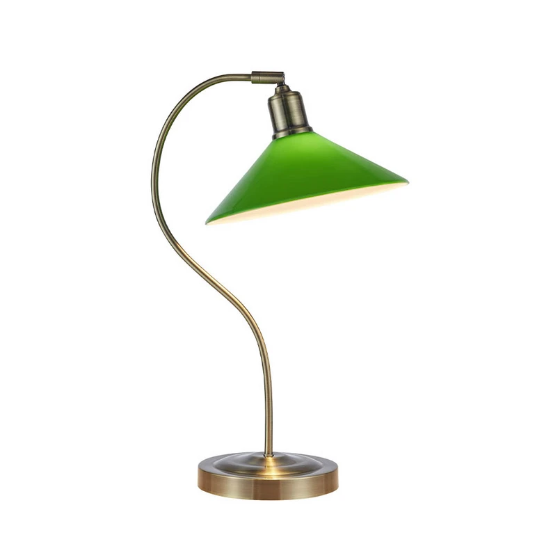 Markslöjd - Vela Table Lamp Antique Brass/Green