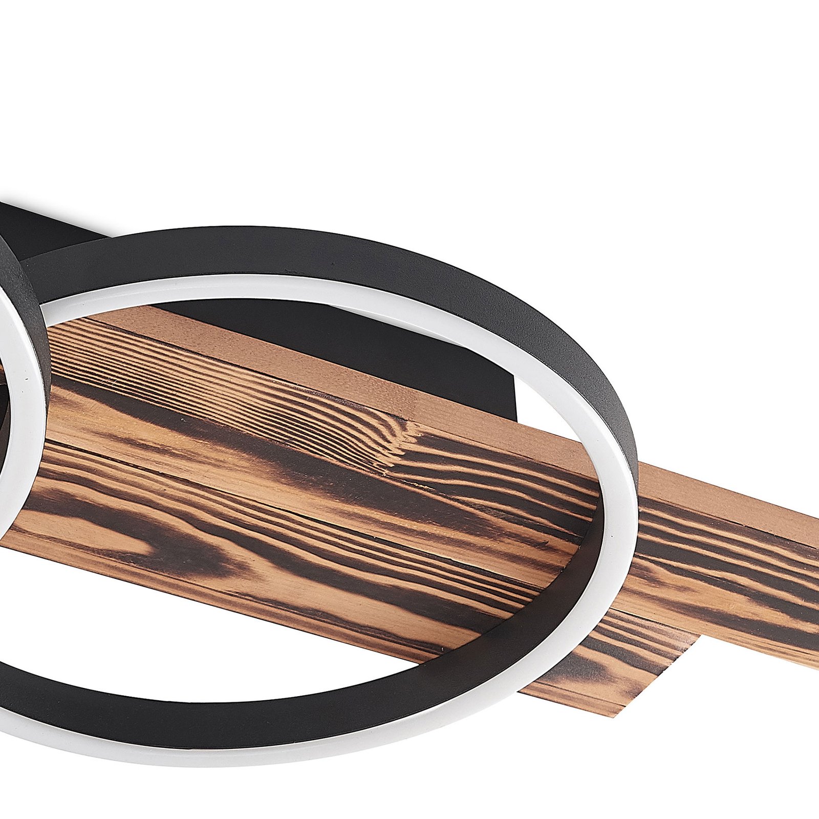 Sentoa LED Plafondlamp L100 Light Wood/Black - Lindby