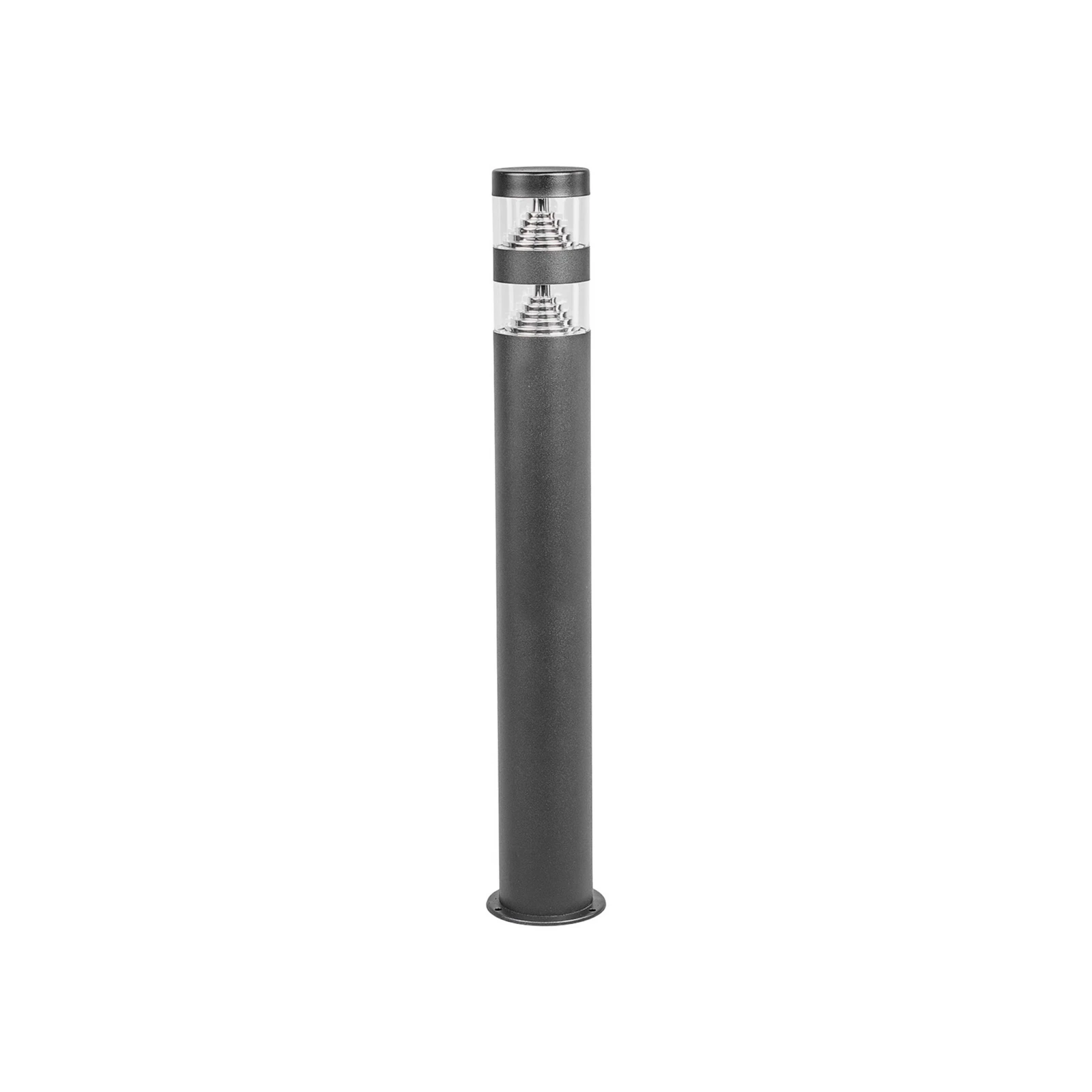 Lindby LED φως διαδρομής Lanea, 60 cm, μαύρο, ανοξείδωτο ατσάλι, IP44