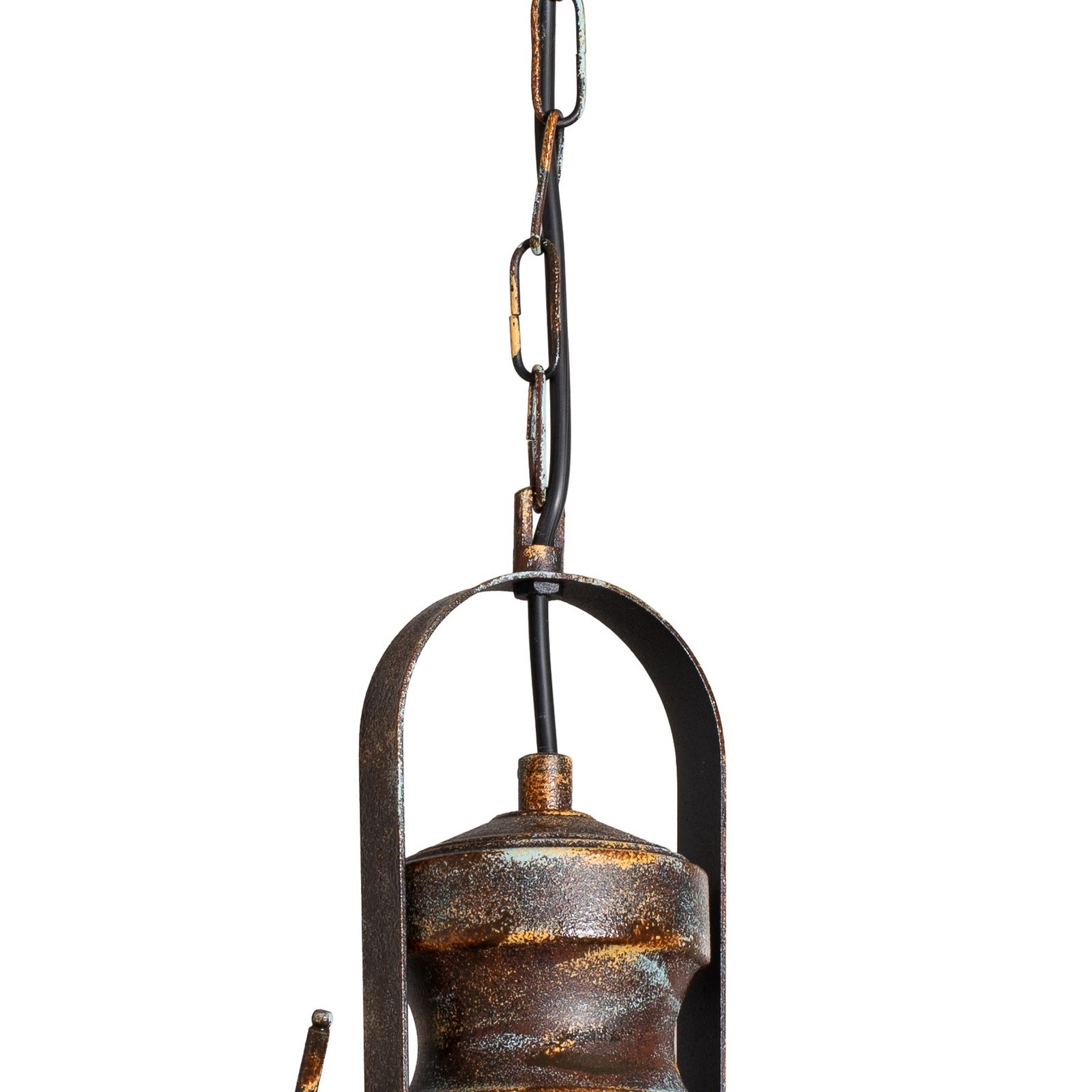 Висяща лампа Saglam, 1-пламъчна, старо месинг, Ø 30 cm, метал Висяща лампа Saglam, 1-пламъчна, старо месинг, Ø 30 cm, метал
