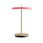 Asteria Move LED rechargeable table lamp, rose gold/brass, 31 cm - UMAGE