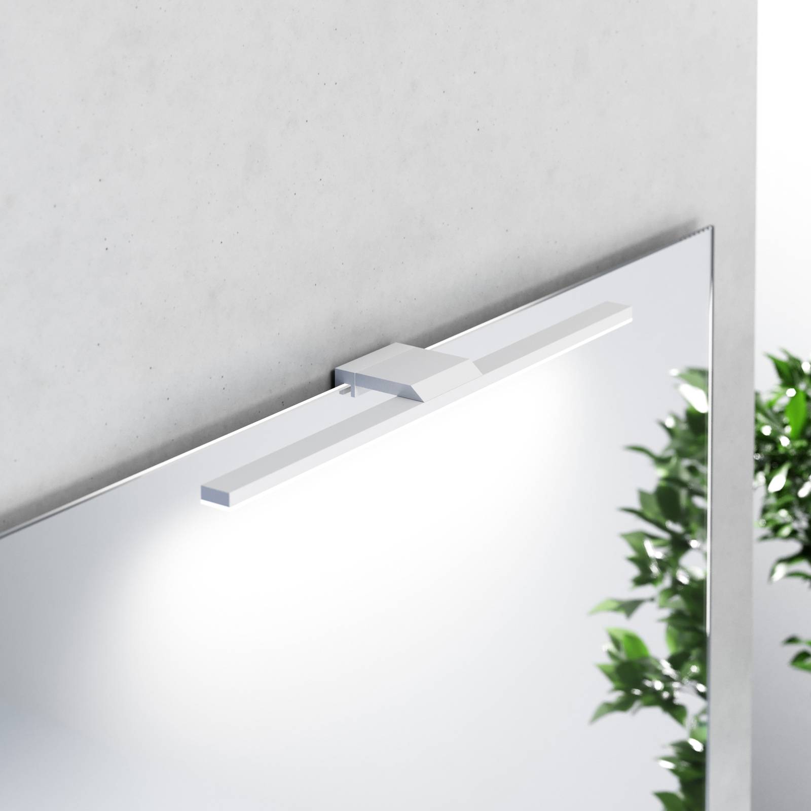 MCJ Applique pour miroir LED Triga IP44 blanc 40cm 3.000K