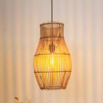 Viseća svjetiljka od bambusa, prirodna, Ø 25 cm