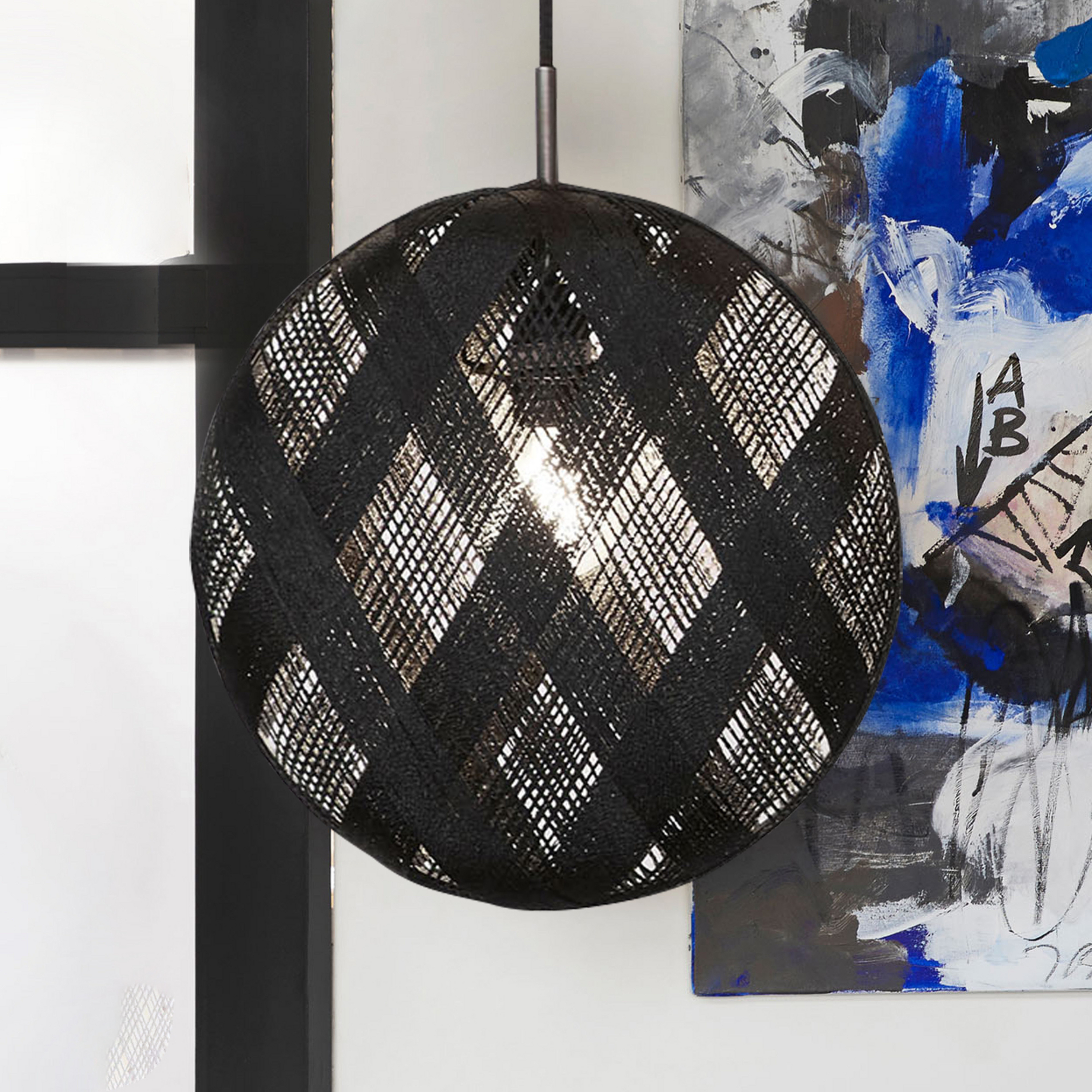 Forestier Chanpen M Hexagonal suspension, noire