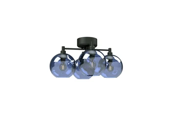 Gloria Plafonnier Ø46 Black/Blue - Belid