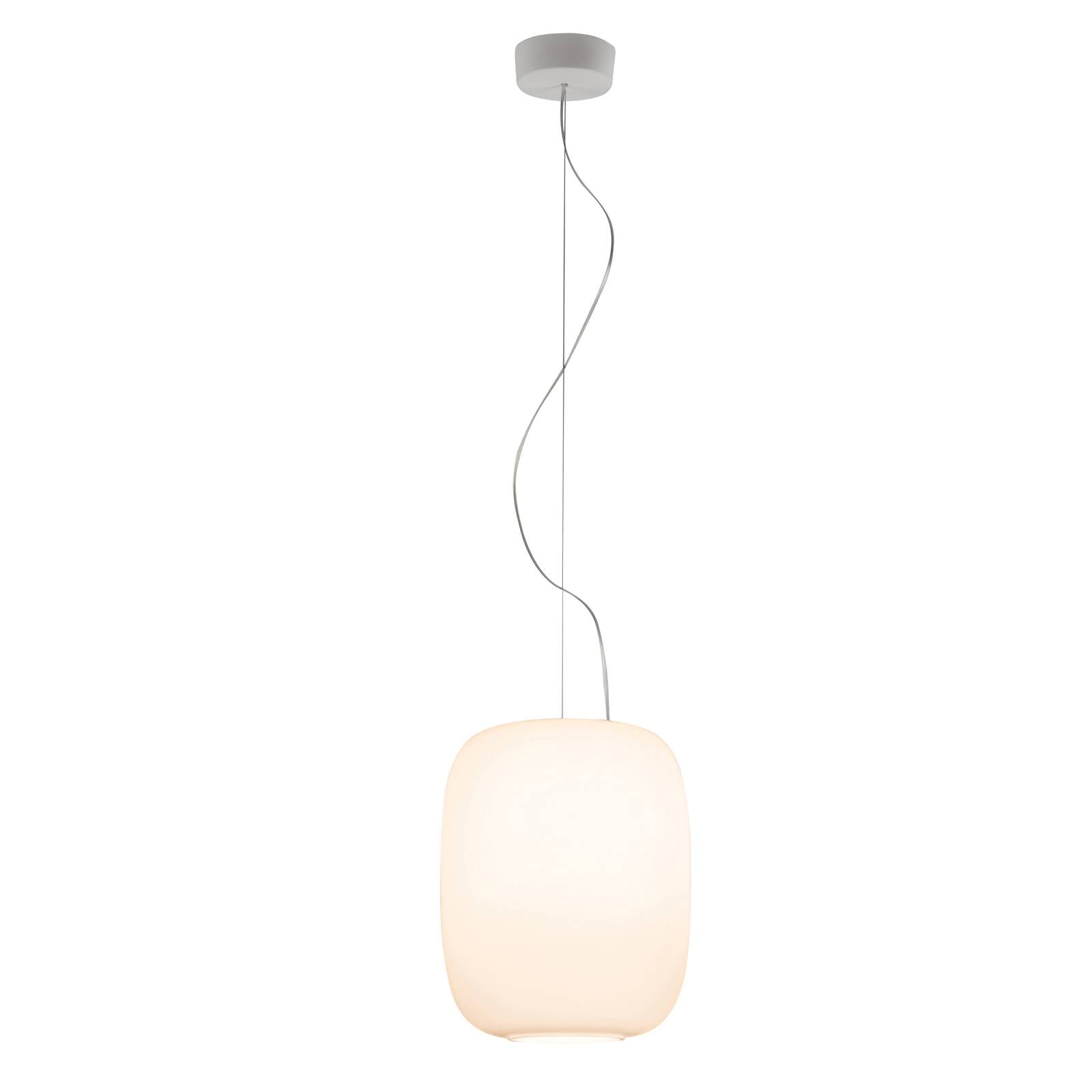 Prandina Santachiara S3 lampada a sospensione, per soggiorno / sala da pranzo, vetro soffiato a bocca, E27, 150 W, altezza: 37.5 cm