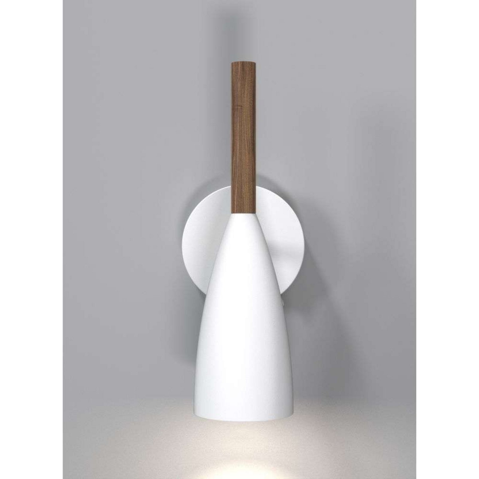 Pure Væglampe White/Walnut - DFTP