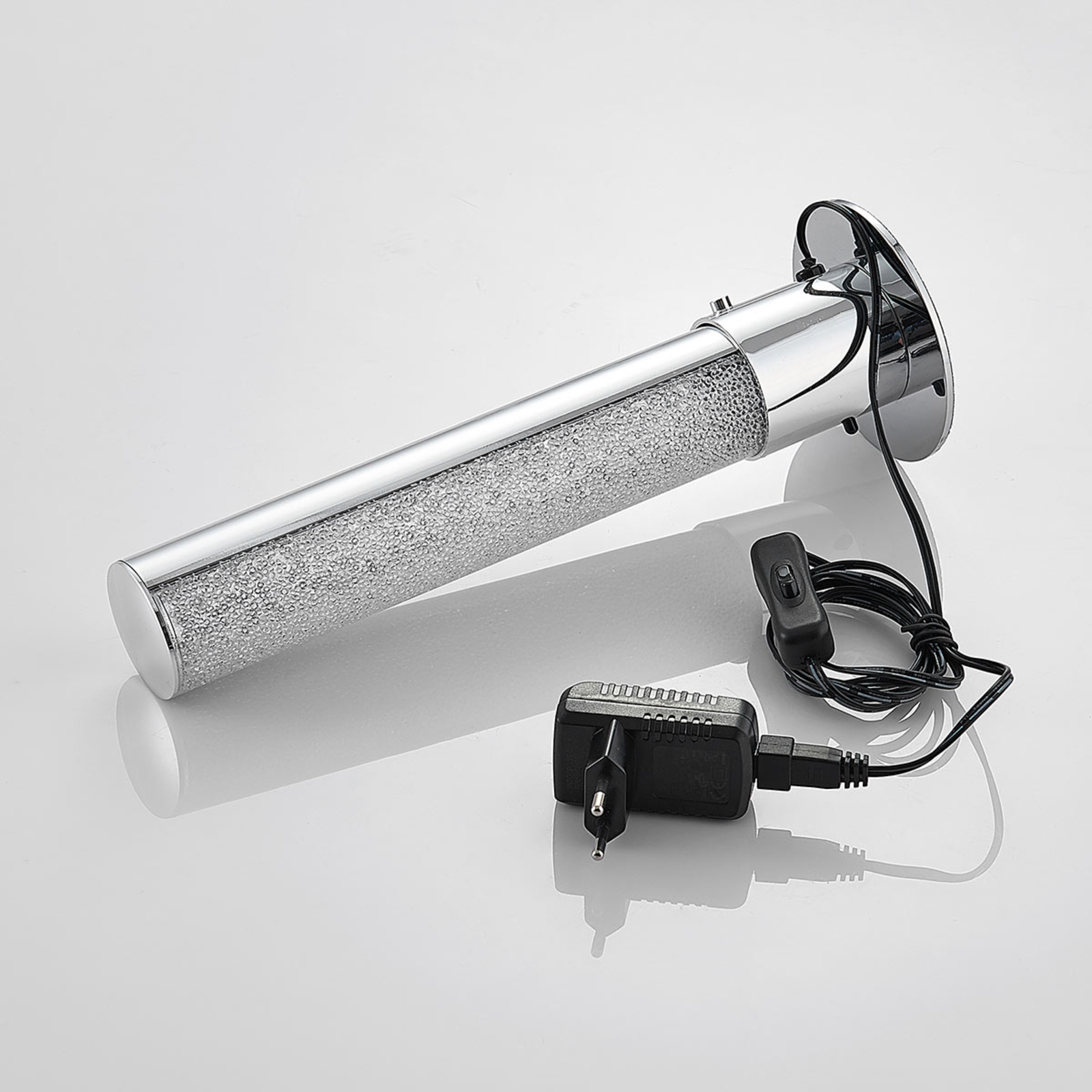 LED stolní lampa Fria, válec, RGB dálkové ovládaní