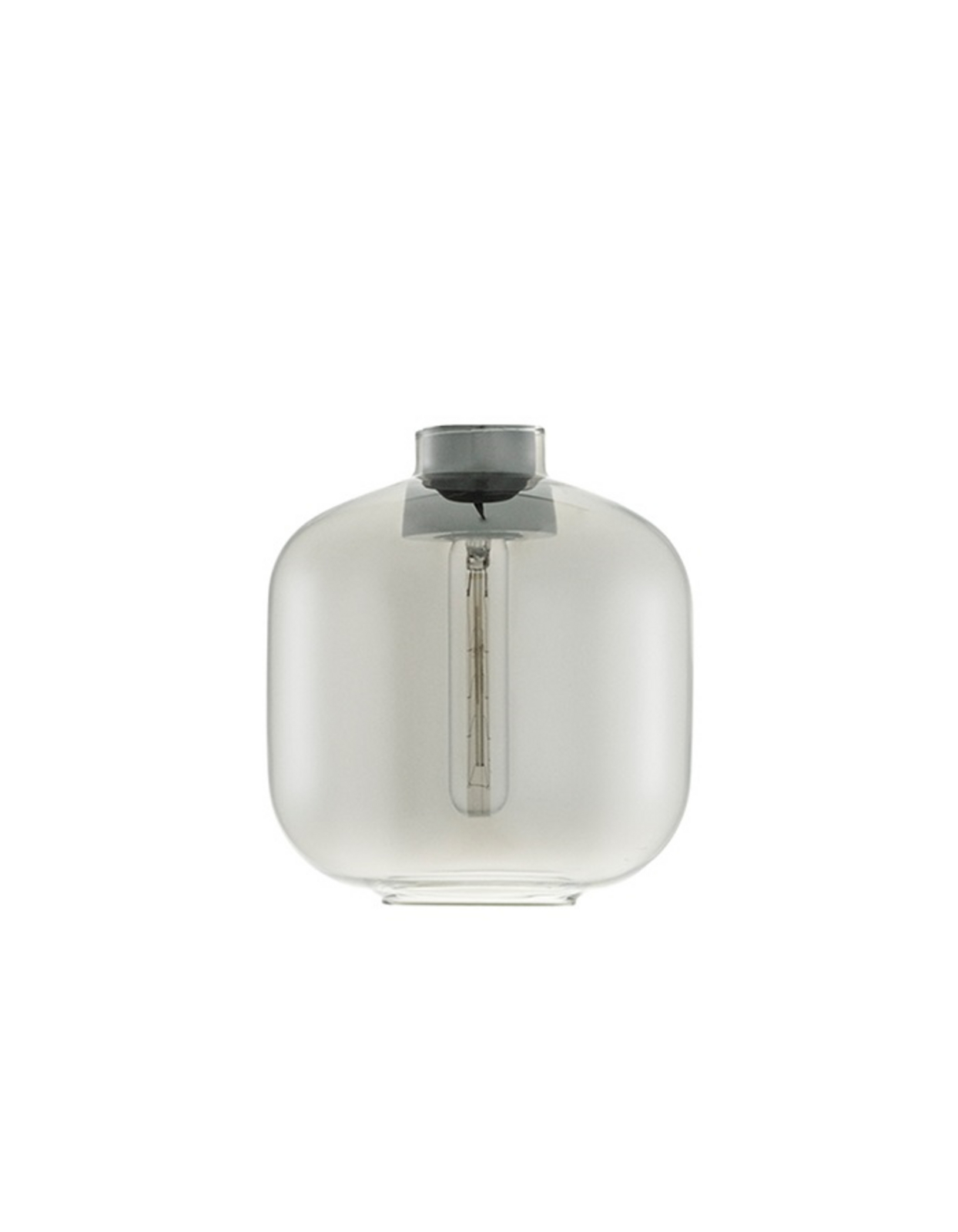 Amp Glass pentru Small Lustră Pendul Smoke - Normann Copenhagen