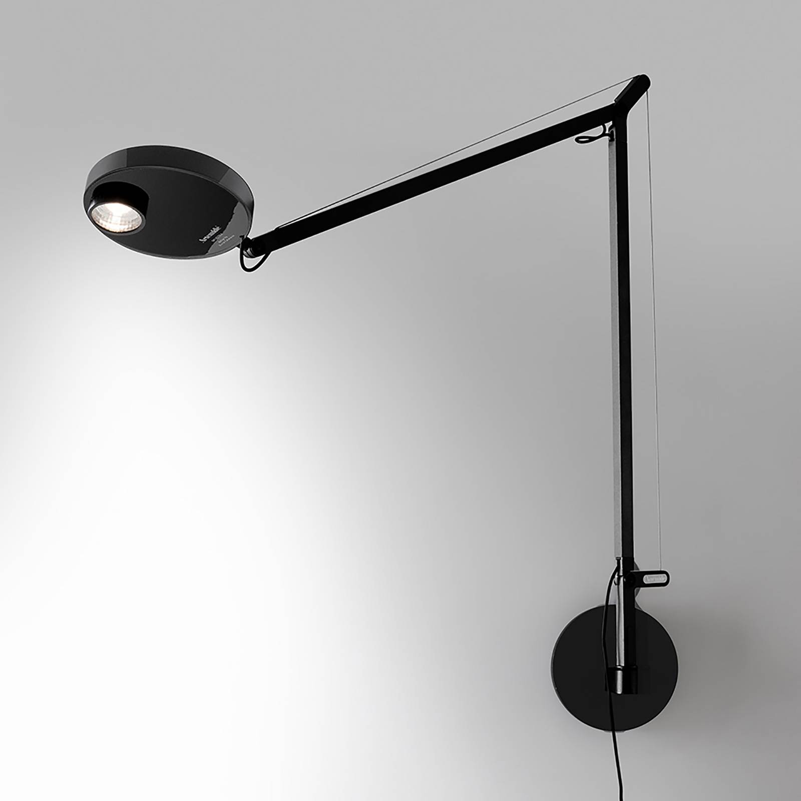 Artemide Demetra LED-Wandlampe 930 Sensor schwarz günstig online kaufen