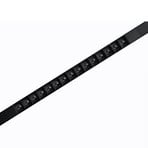 Ivela Minirooler track lamp, black PWM 48 V 50° 3,000 K