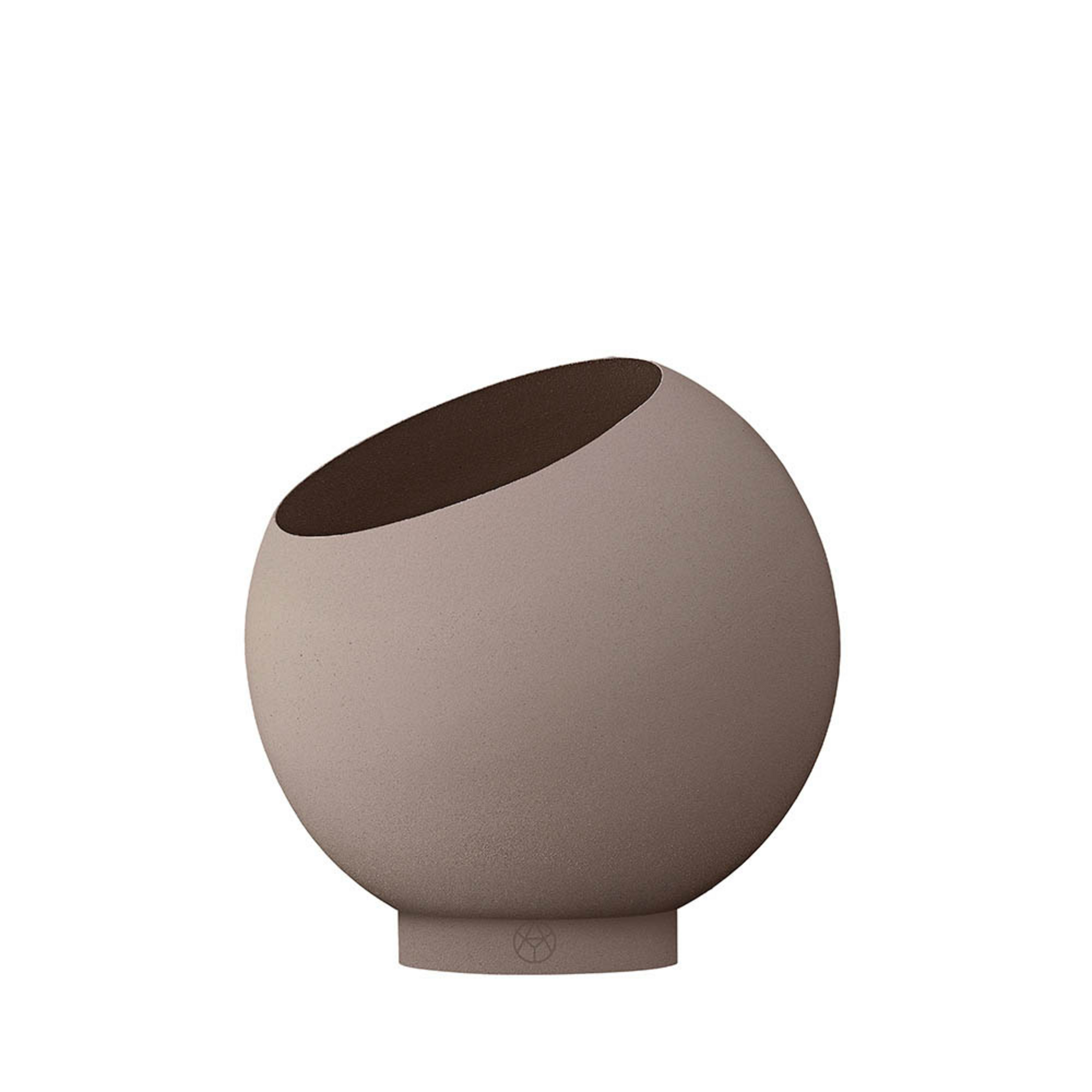 Globe Plant Pot Ø21xH18,8 Taupe - AYTM