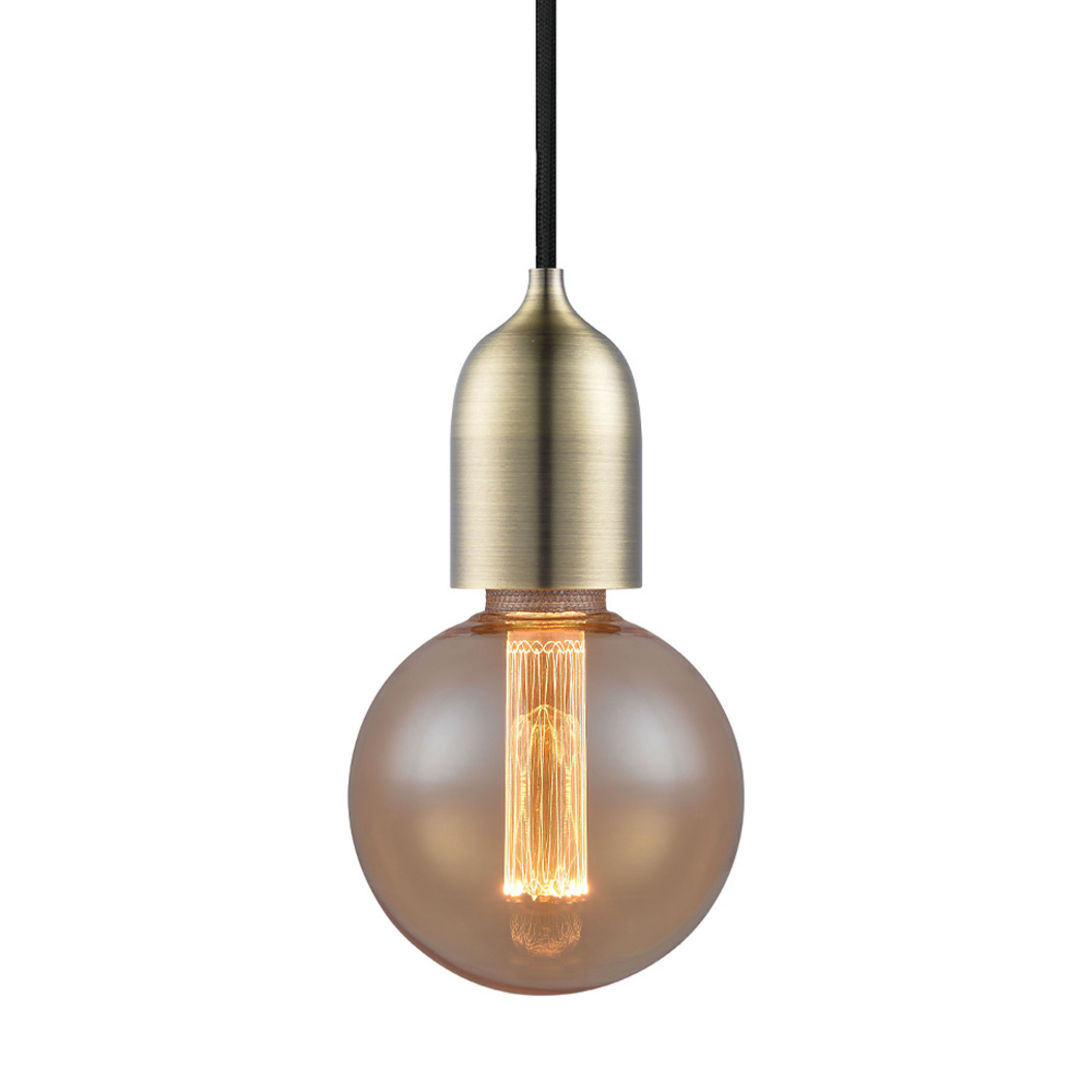 Suspension CLASSIC, laiton vieilli, Ø 5 cm, E27 - Halo Design
