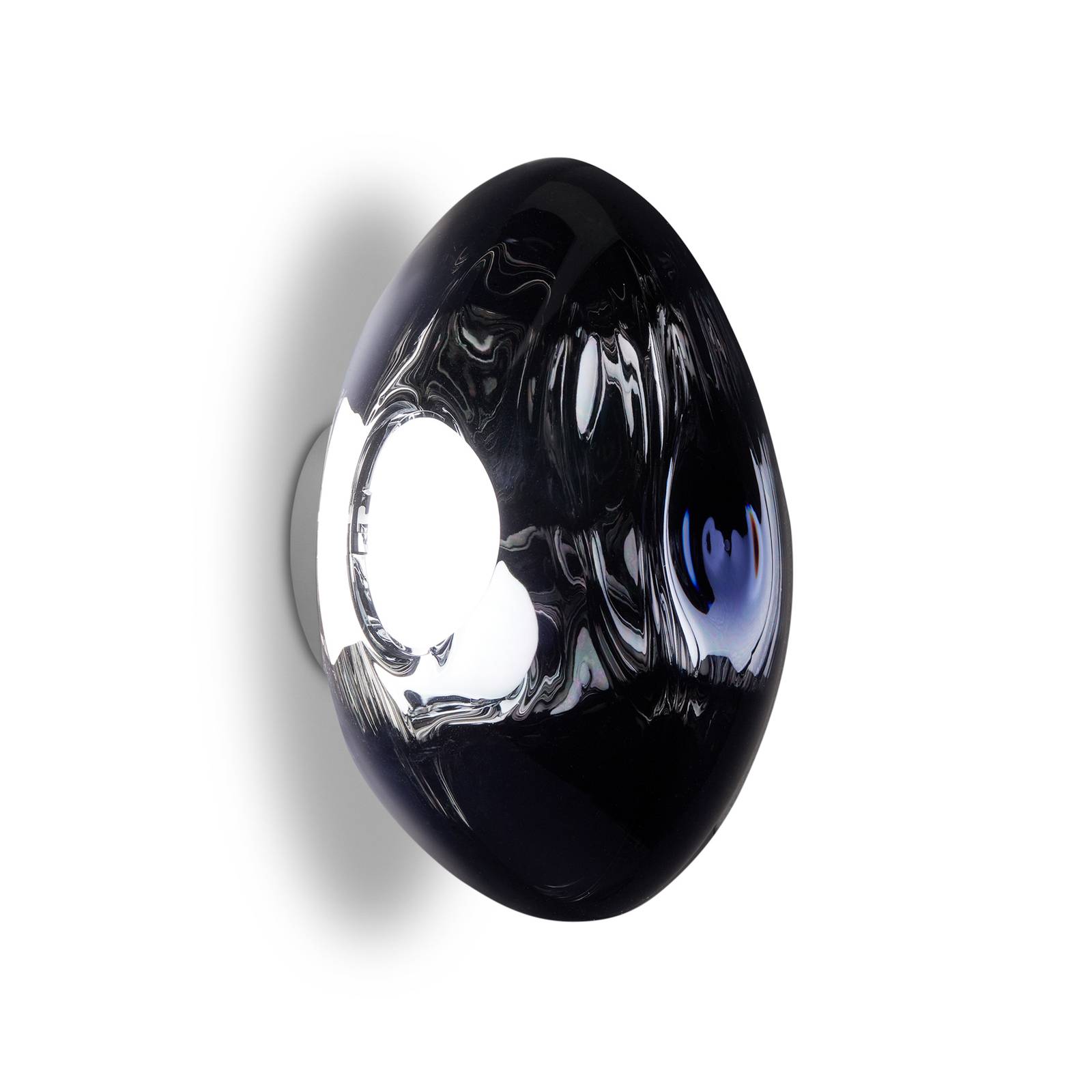 Tom Dixon Melt Surface LED wall light smoke, for Living / Dining Room, polycarbonate, steel, 6 W