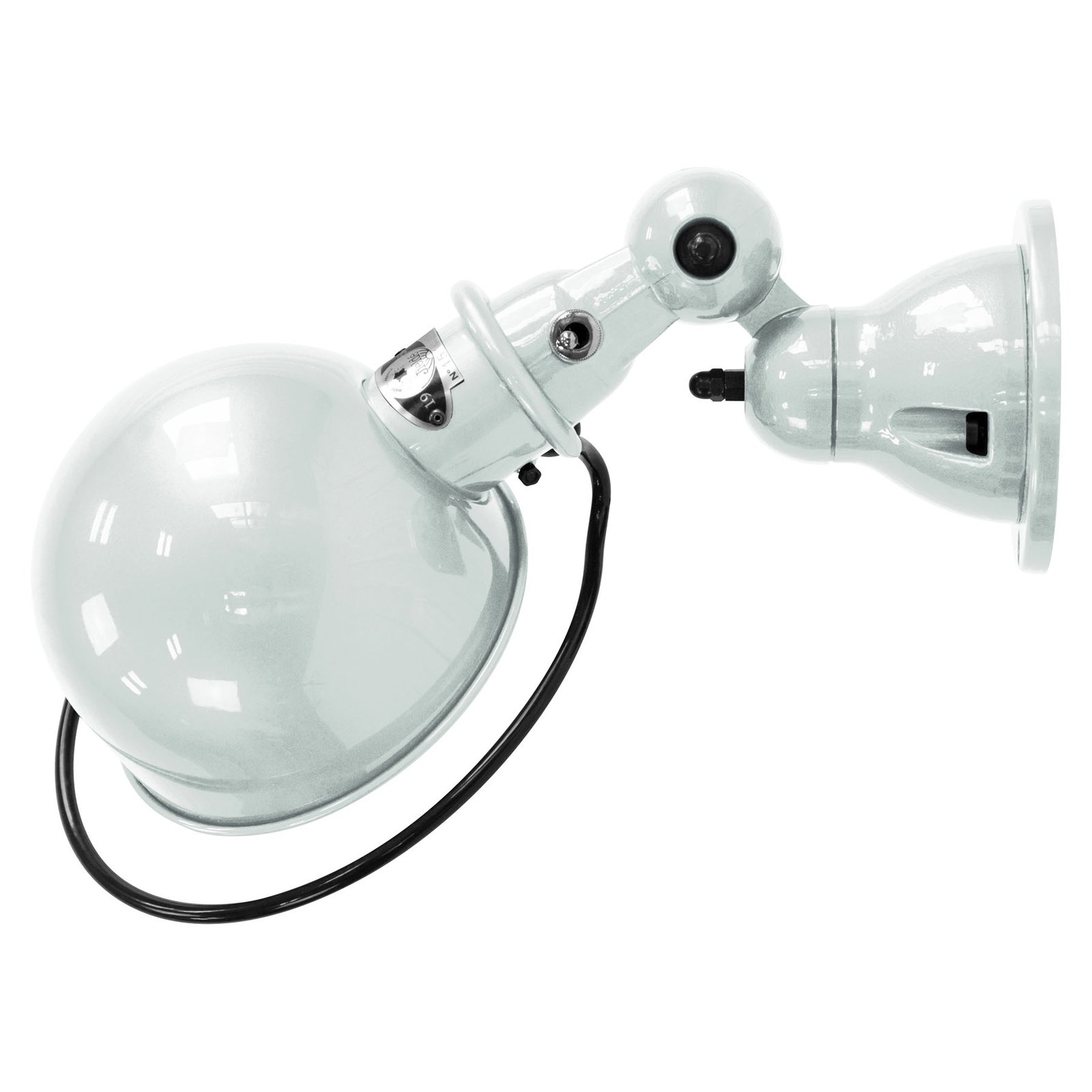 Jieldé Loft D1000 væglampe industridesign, hvid