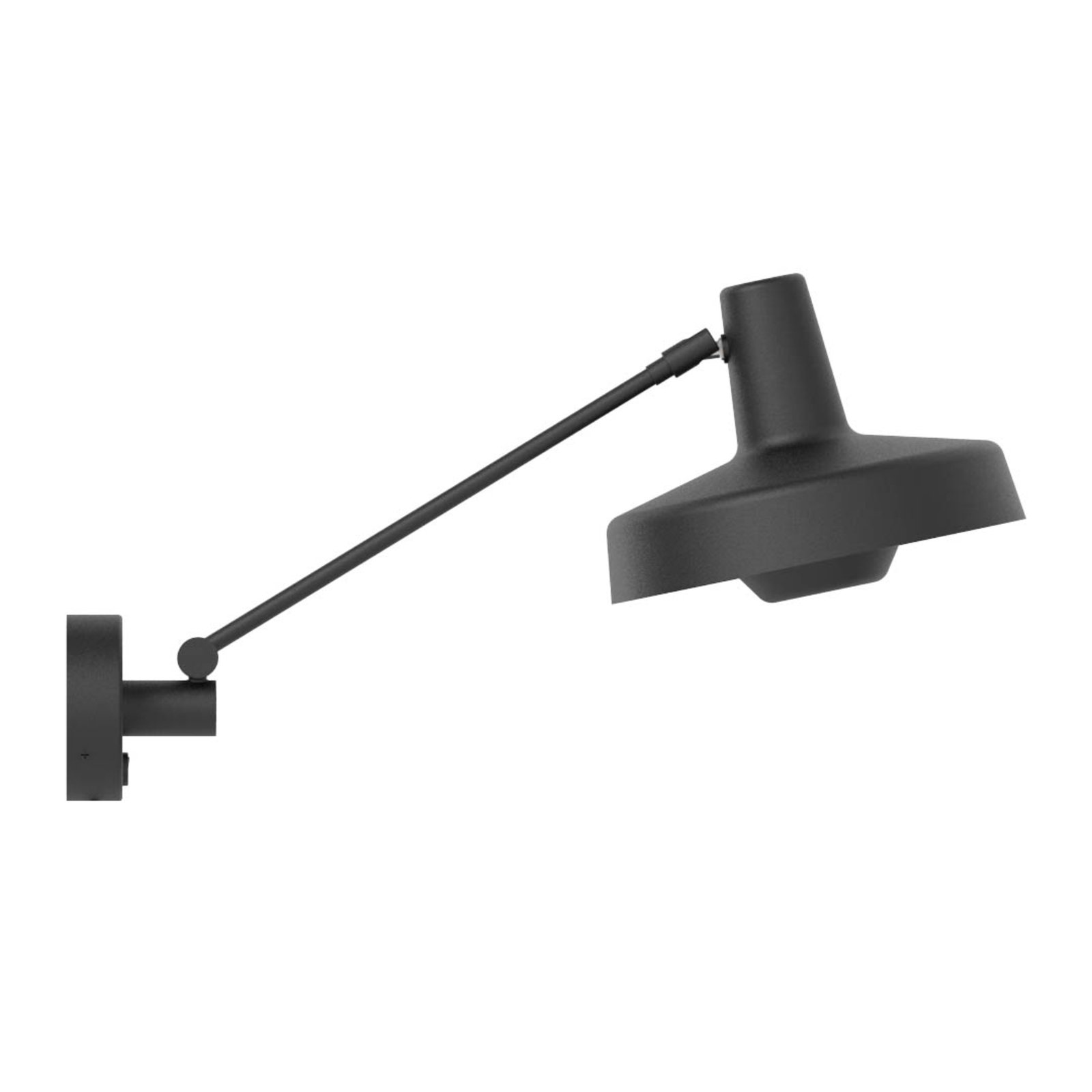 Arigato Wandleuchte Short m/Kabel Schwarz - Grupa