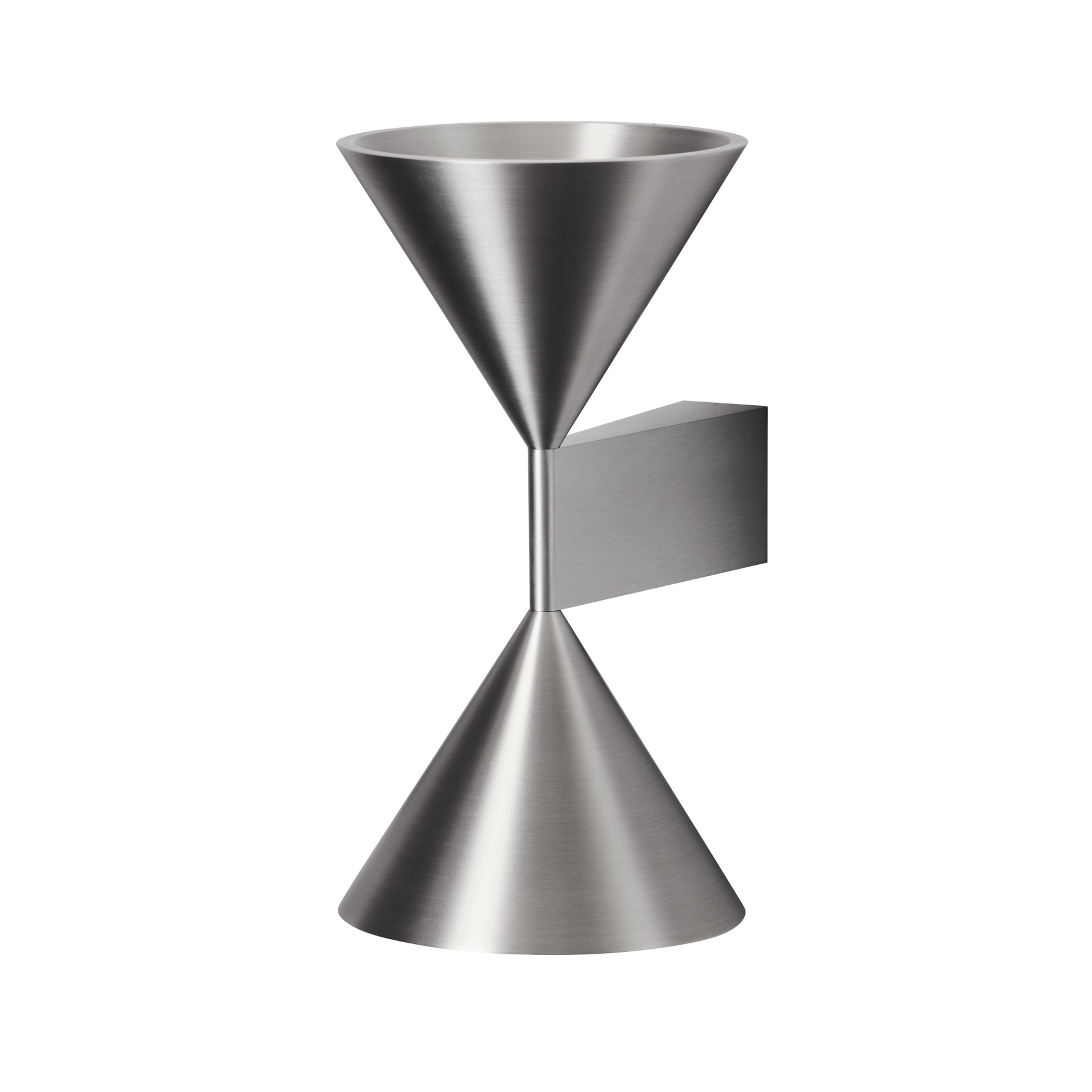 Applique murale Apollo 24, couleur aluminium, up/down, 24 cm, GU10 - Pholc