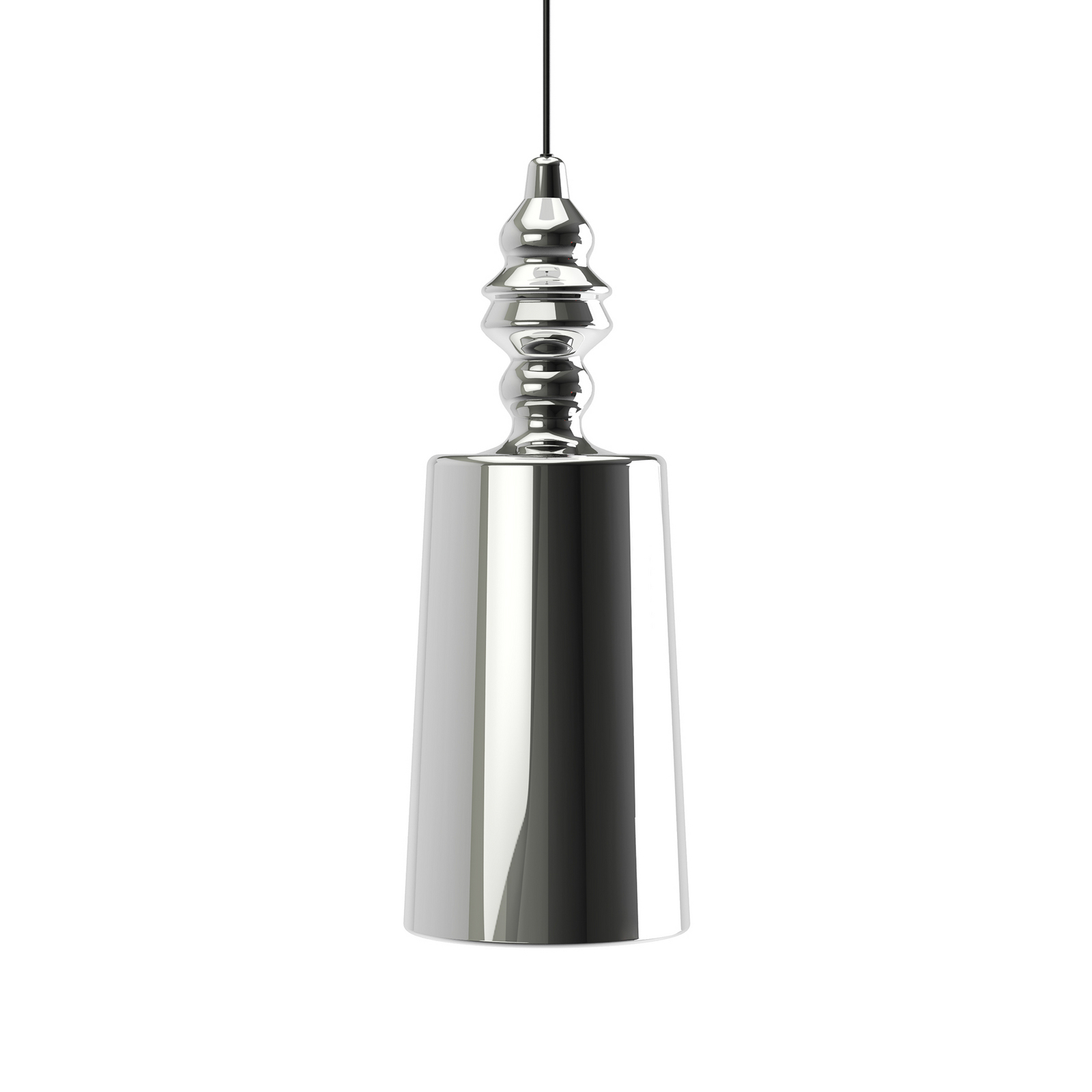 Karman hanglamp Alibaglass Big, vernikkeld, Ø 24 cm