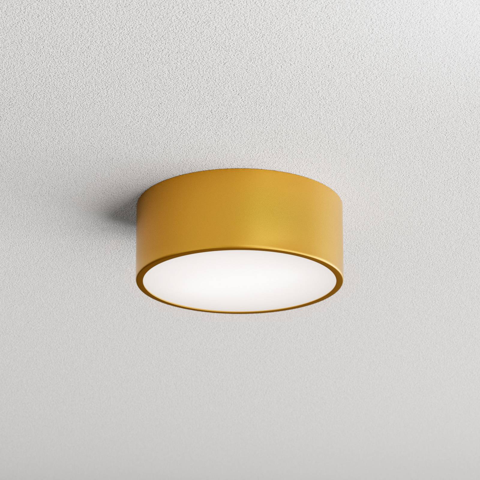 Deckenlampe Cleo 200, gold, Sensor, IP20, Ø 20 cm, E27 günstig online kaufen