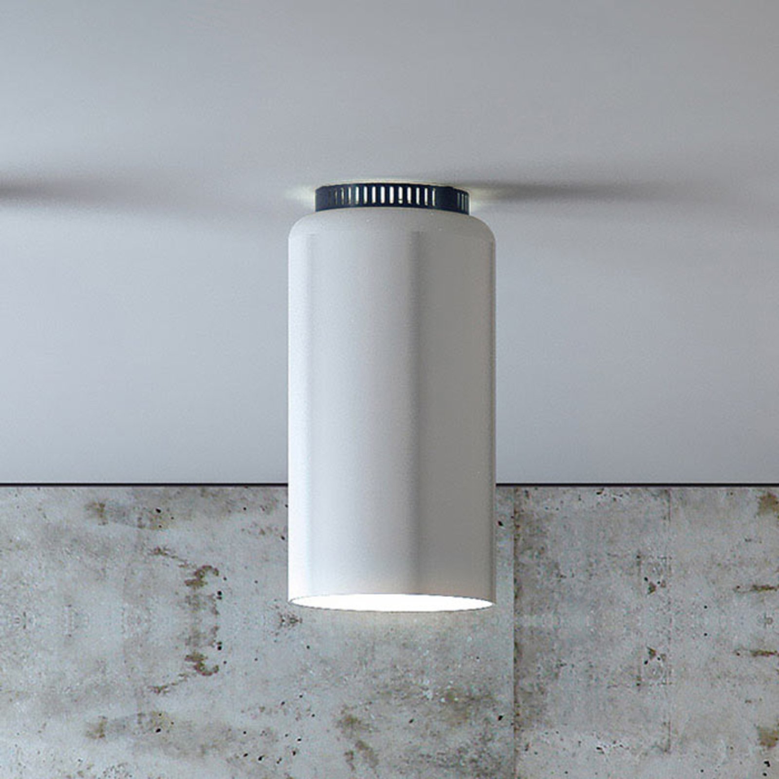 Biała designerska lampa sufitowa LED Aspen C17B