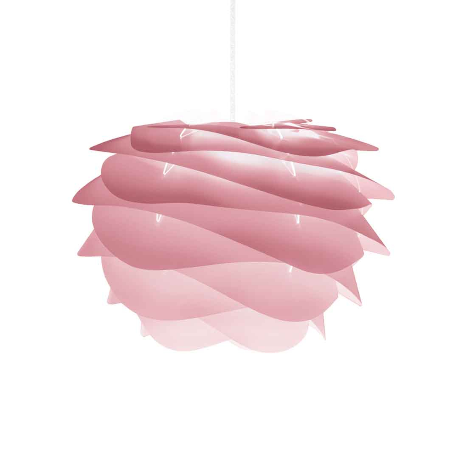 UMAGE Carmina Mini candeeiro suspenso rosa/cabo branco