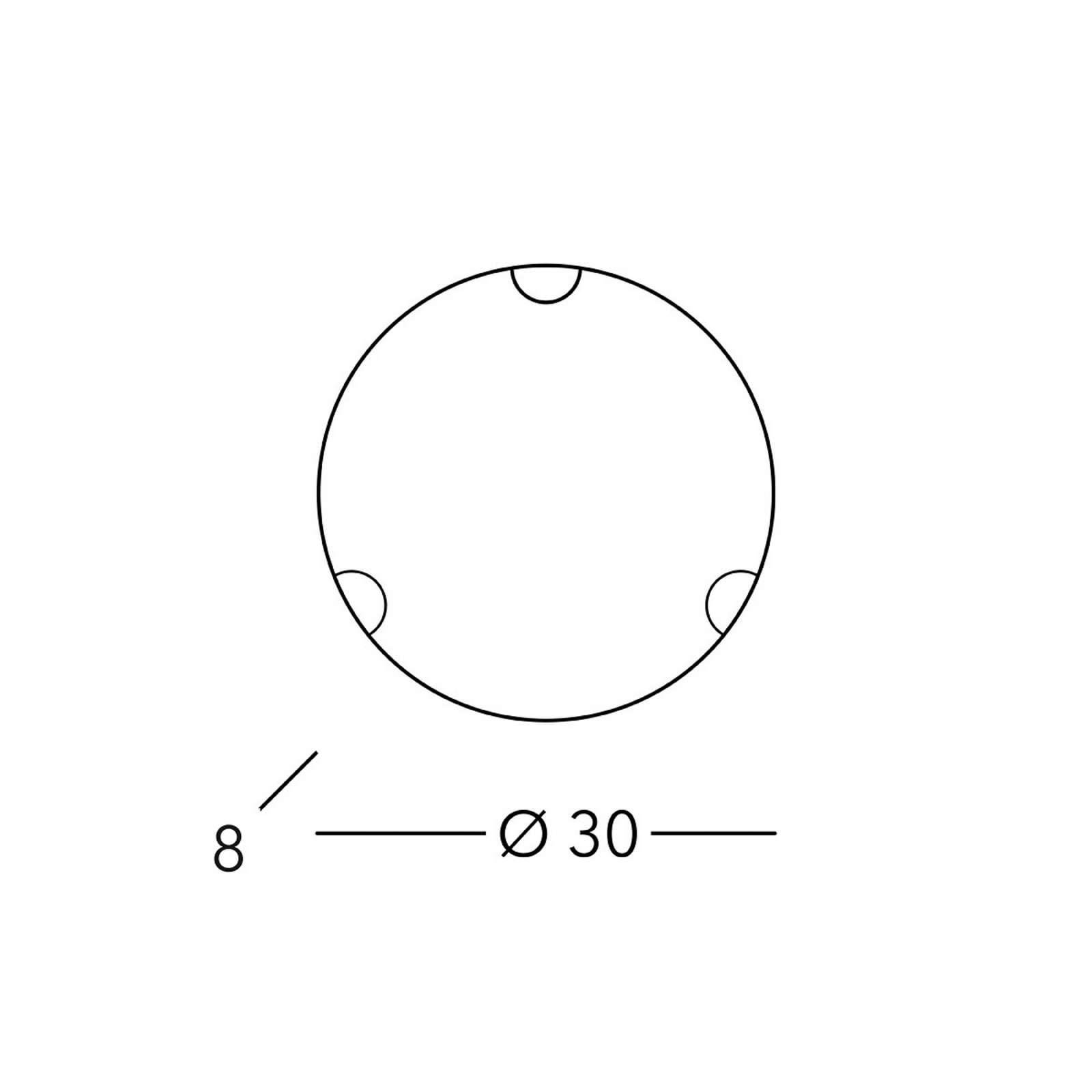 Kolarz aplică de perete Nonna, Ø 30 cm, floare aurie, sticlă