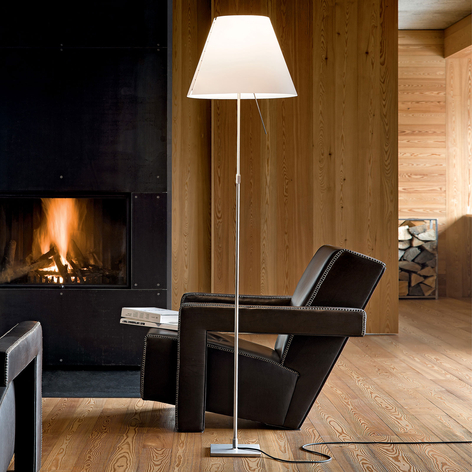 Luceplan Costanza lampadaire D13t, alu variateur