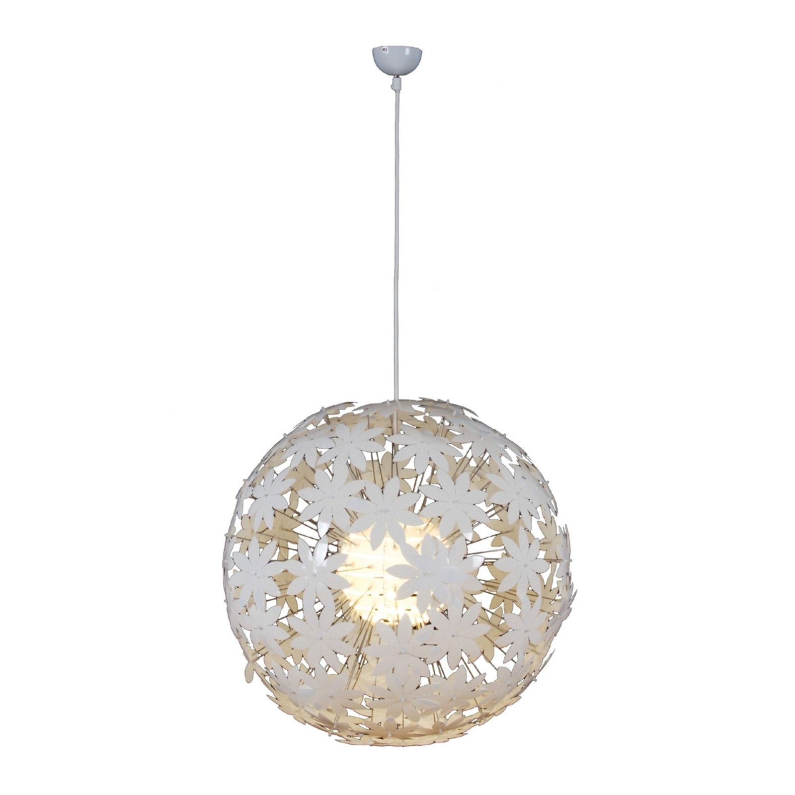 Bolvormige hanglamp YOUNG LIVING wit