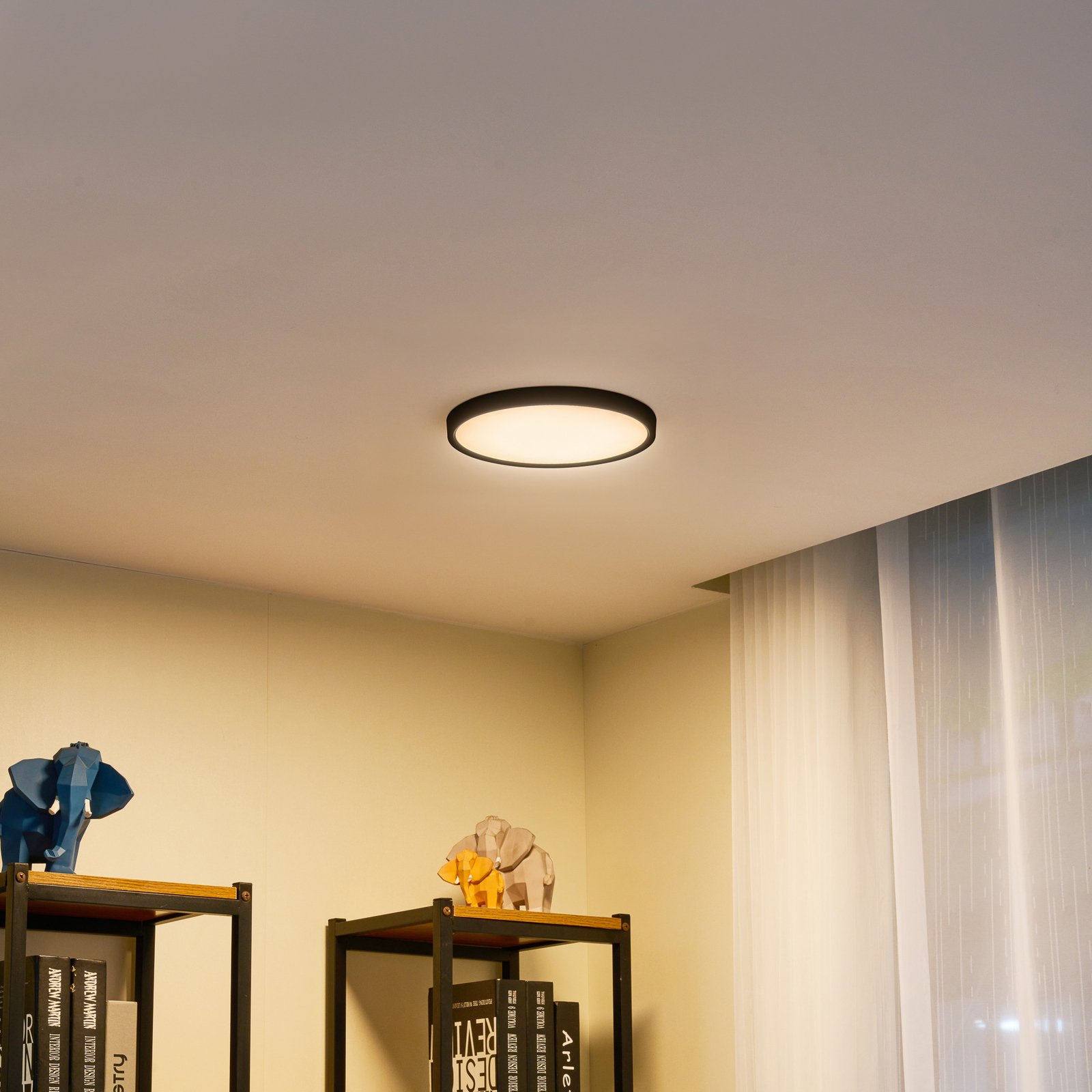 Lindby Pravin lampa sufitowa LED Ø 23cm 3-Step-CCT