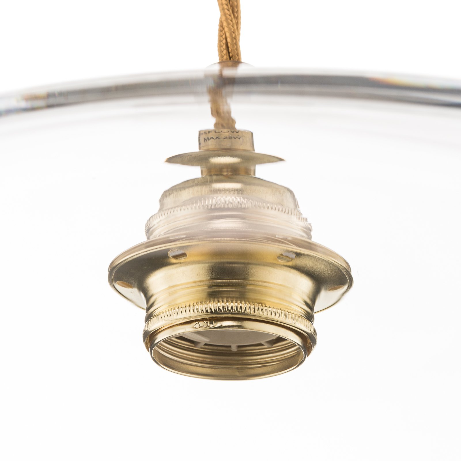 EBB & FLOW Horizon hanglamp transparant Ø 36 cm