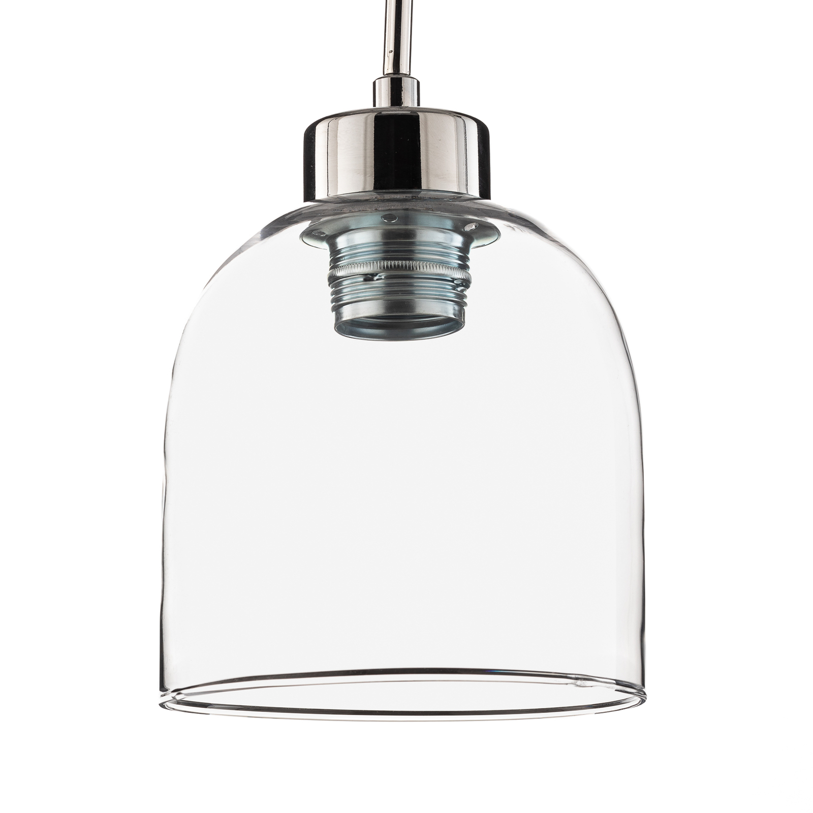 Hanglamp Fill, helder/chroom, 1-lamp